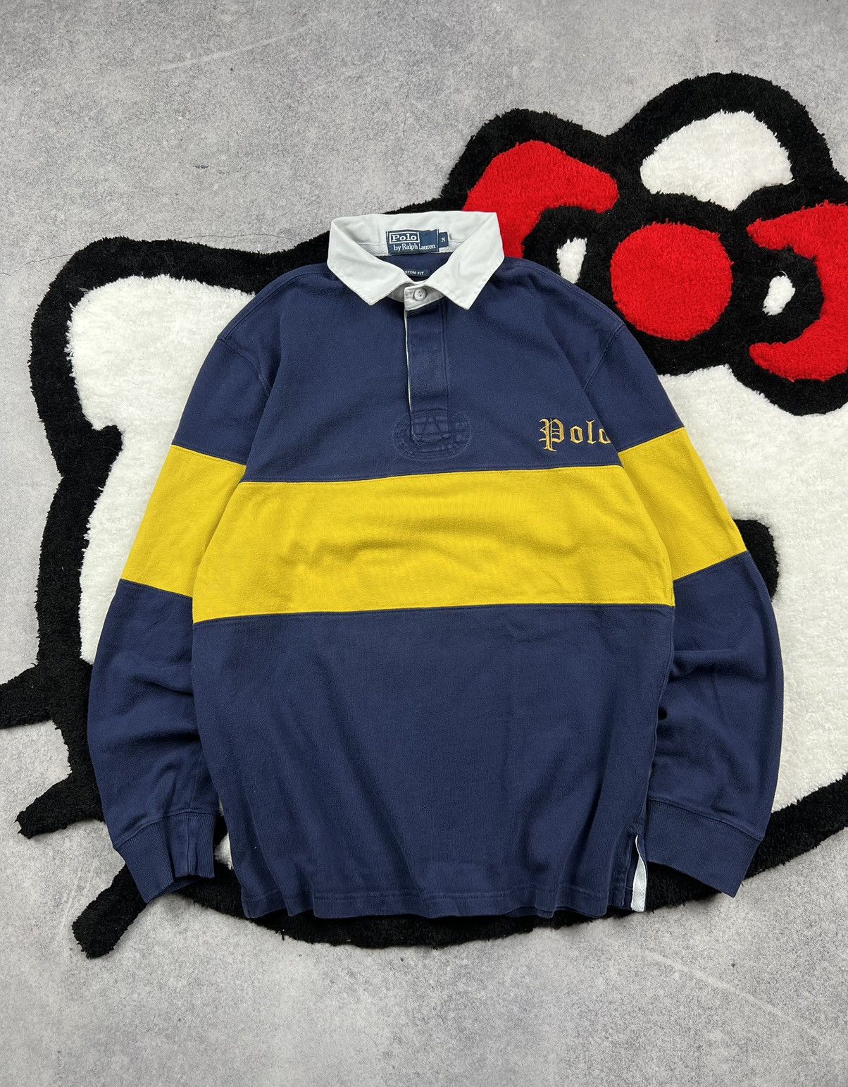 Ralph Lauren Vintage Polo Ralph Lauren #6 Rugby Team Y2K Long Sleeve Size US M / EU 48-50 / 2 - 1 Thumbnail