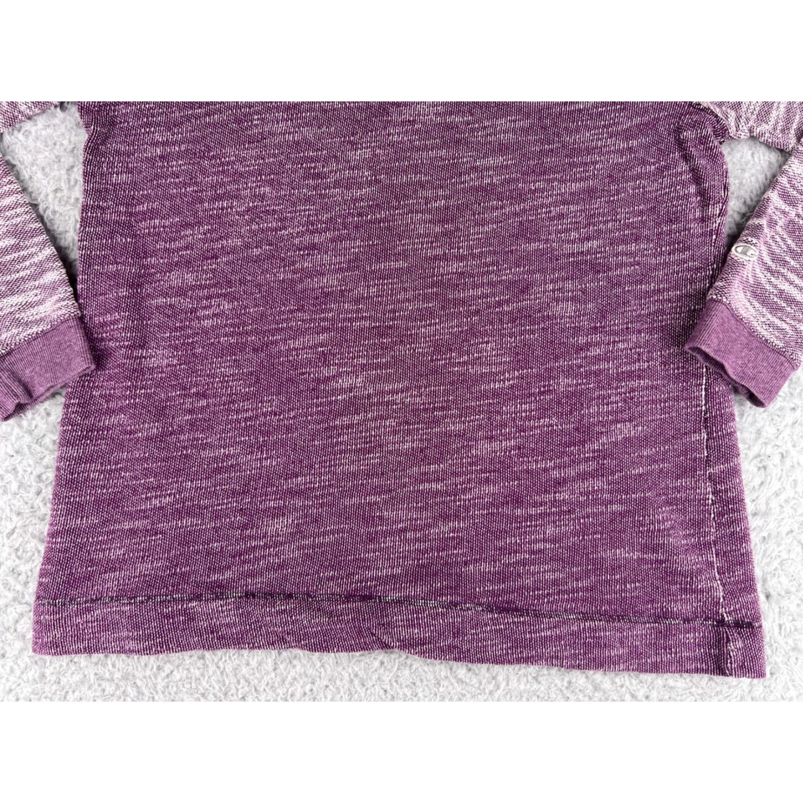 Champion Champion Sweater Womens Large Purple Woven Stretch Raglan Style Cotton Blend Shirt Pullover Crew Neck Casual Womens L Purple All Seasons Breathable Size L / US 10 / IT 46 - 5 Thumbnail