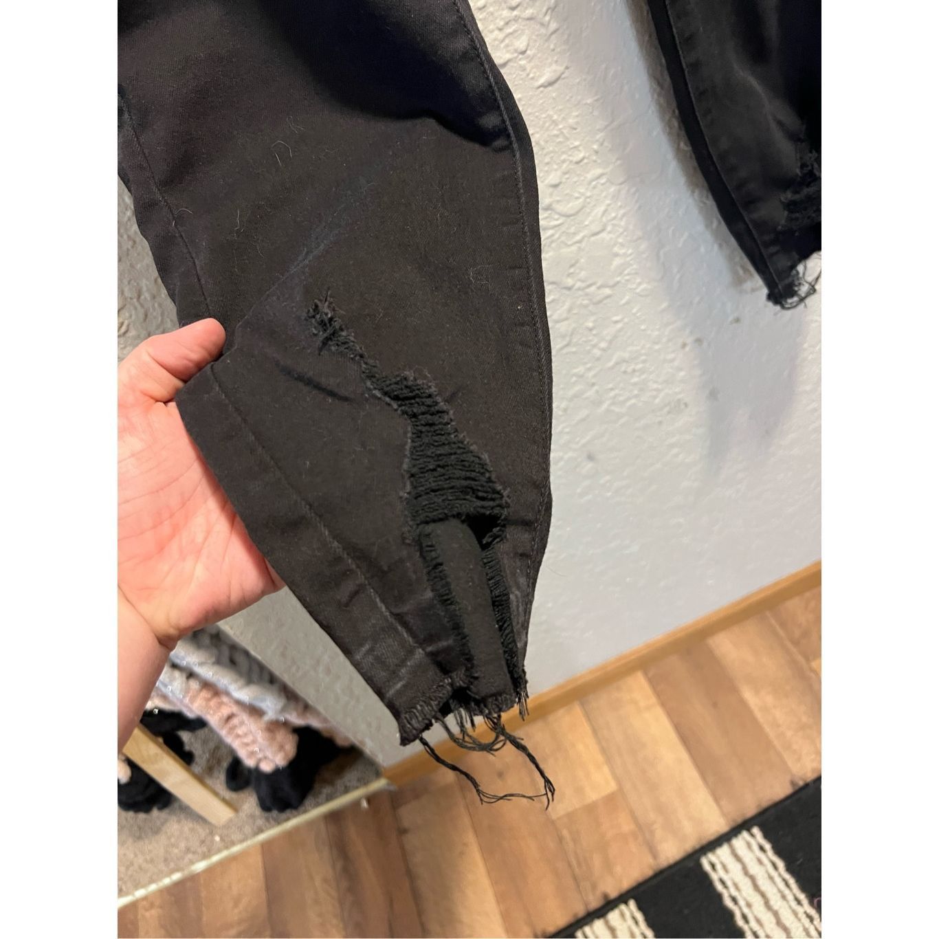 Other Kancan Black Distressed Skinny Jeans Woman’s Size XL Size 32" / US 10 / IT 46 - 2 Thumbnail