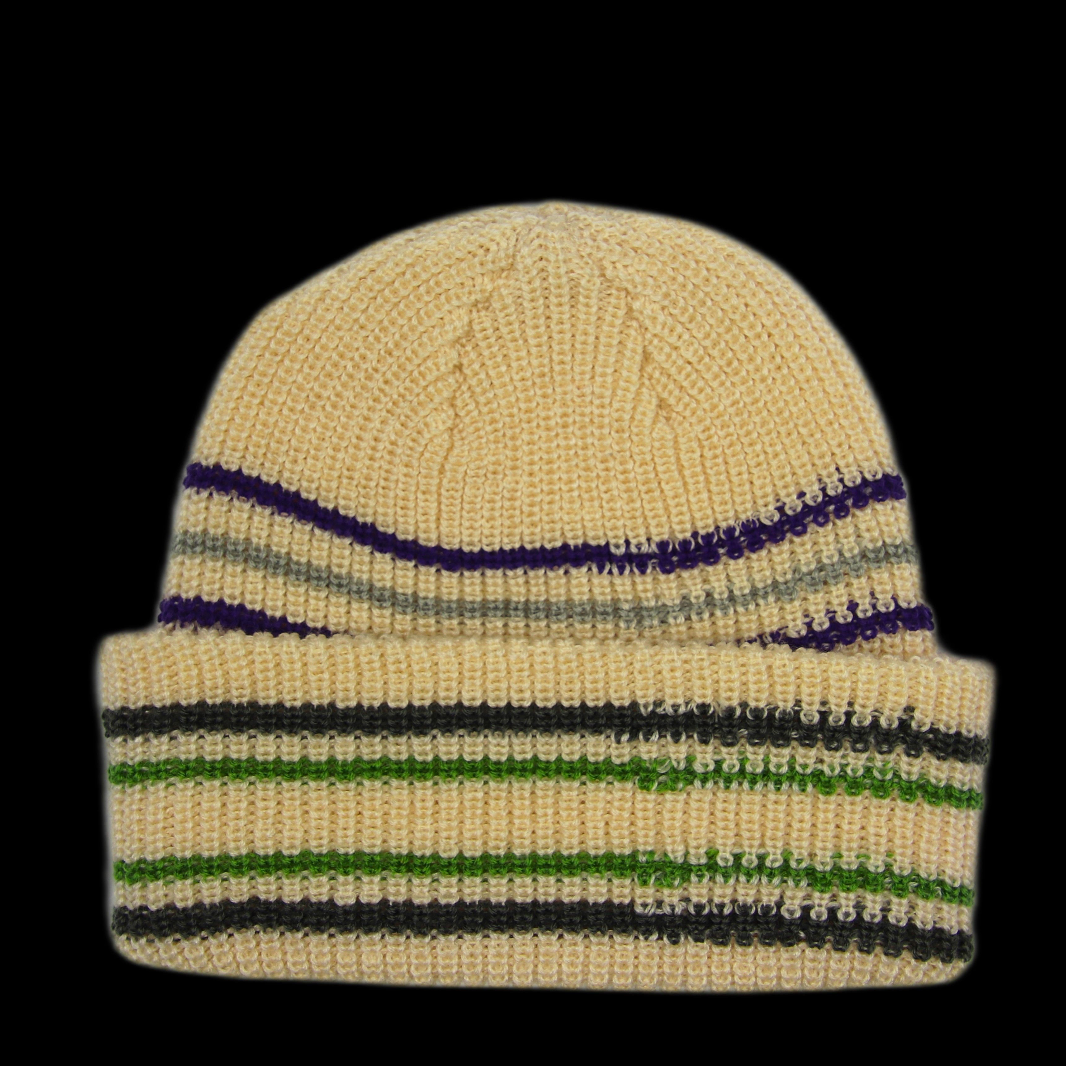 Other Dime Beanie Striped Beige no tag Size ONE SIZE - 2 Thumbnail