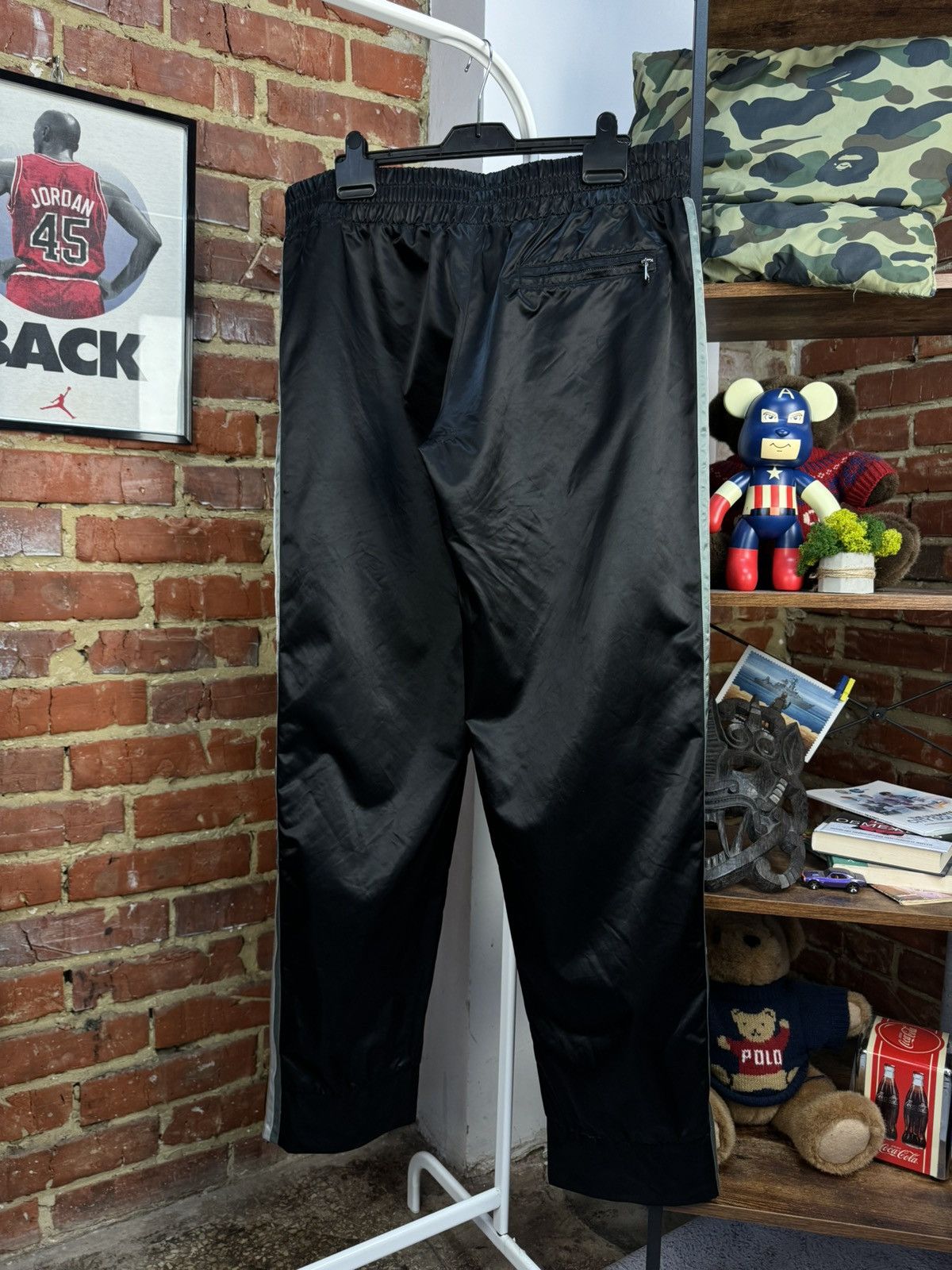 Designer × Dolce & Gabbana Dolce Gabbana Black Nylon Boxer Pants Three Strip Size US 34 / EU 50 - 10 Thumbnail