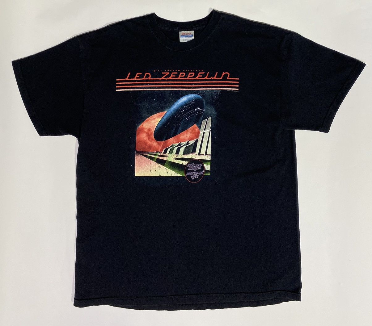 Vintage Led zeppelin tour tee two sided graphic 2004 reprint (sz XL) Size US XL / EU 56 / 4 - 3 Thumbnail