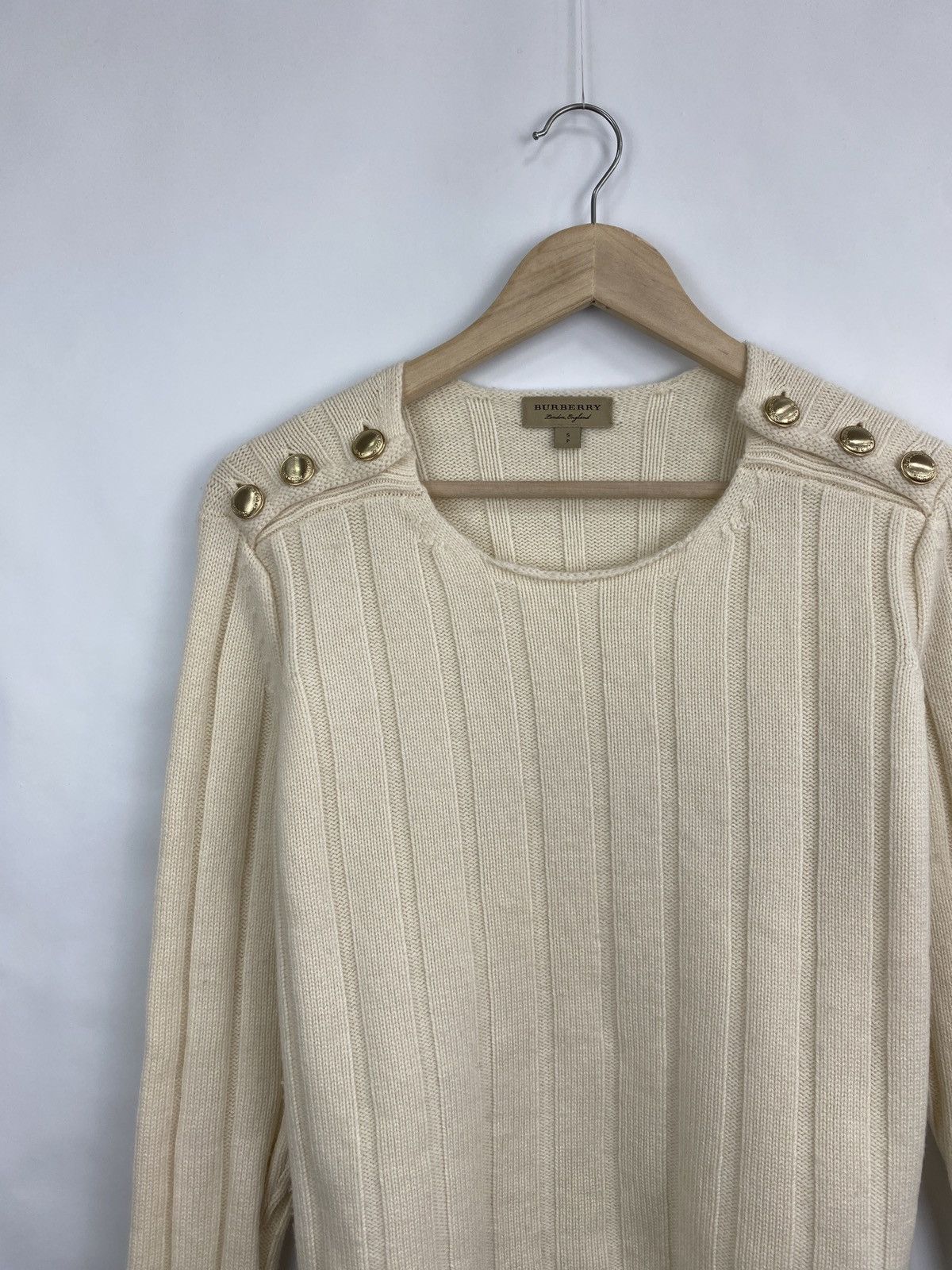 Burberry Burberry London England Cashmere Sweaters Y2K Rare Retro Size S / US 4 / IT 40 - 2 Thumbnail