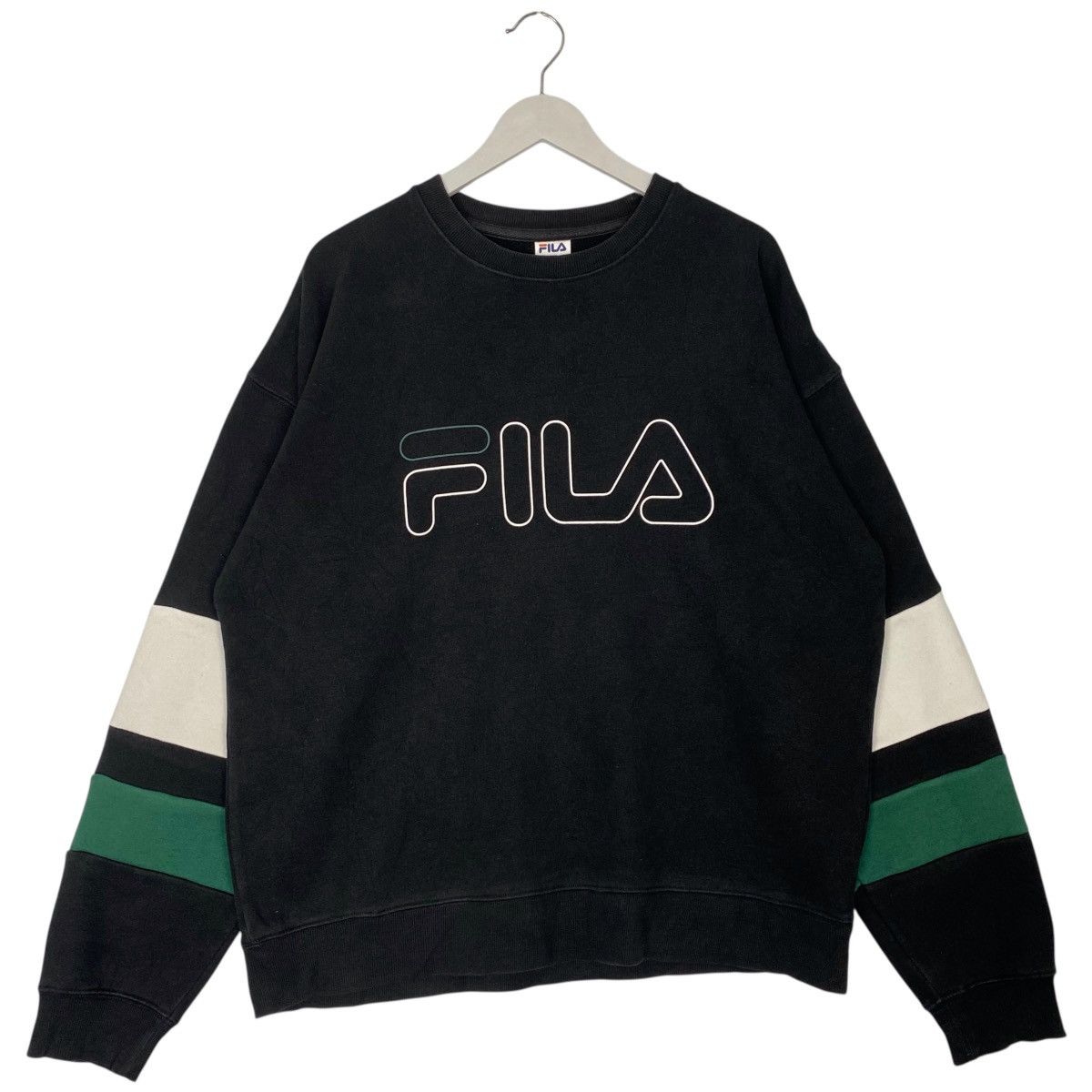 Other Vintage Fila Crewneck Sweathirt Green/Black Pullover Size L Size US L / EU 52-54 / 3 - 1 Thumbnail