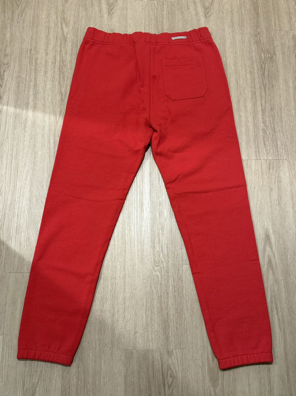 Chrome Hearts Red Triple Cross Embroidered Sweatpants Size US 38 / EU 54 - 2 Thumbnail