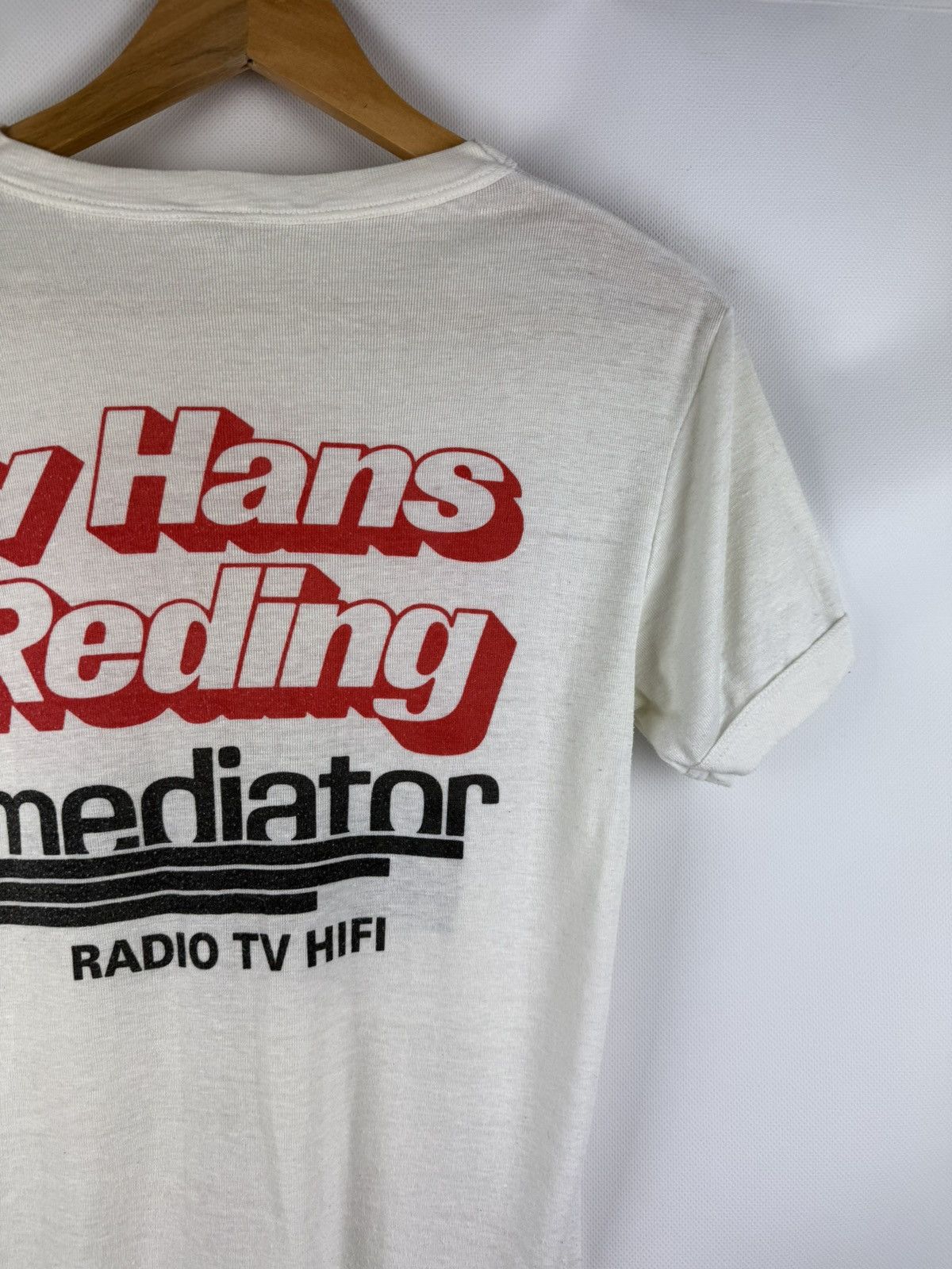 Other Vintage 80s TV Hans Reding Graphic Print Promo T Shirt Size US M / EU 48-50 / 2 - 17 Thumbnail