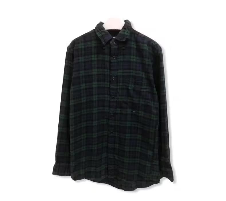 image of Uniqlo Plaid Tartan Flannel Shirt, Men's (Size Small)