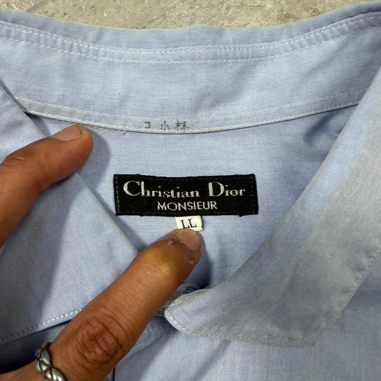 Christian Dior Monsieur 👔 Dior Christian Dior Short Sleeve Logo Embroidered Shirt Size US XL / EU 56 / 4 - 8 Thumbnail