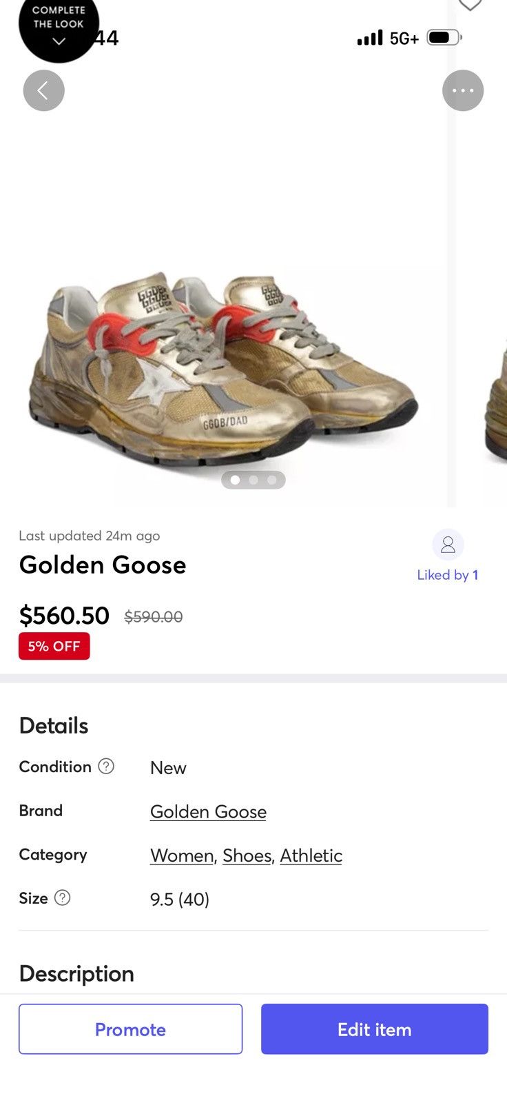 Golden Goose Golden Goose Size US 10 / IT 40 - 3 Thumbnail