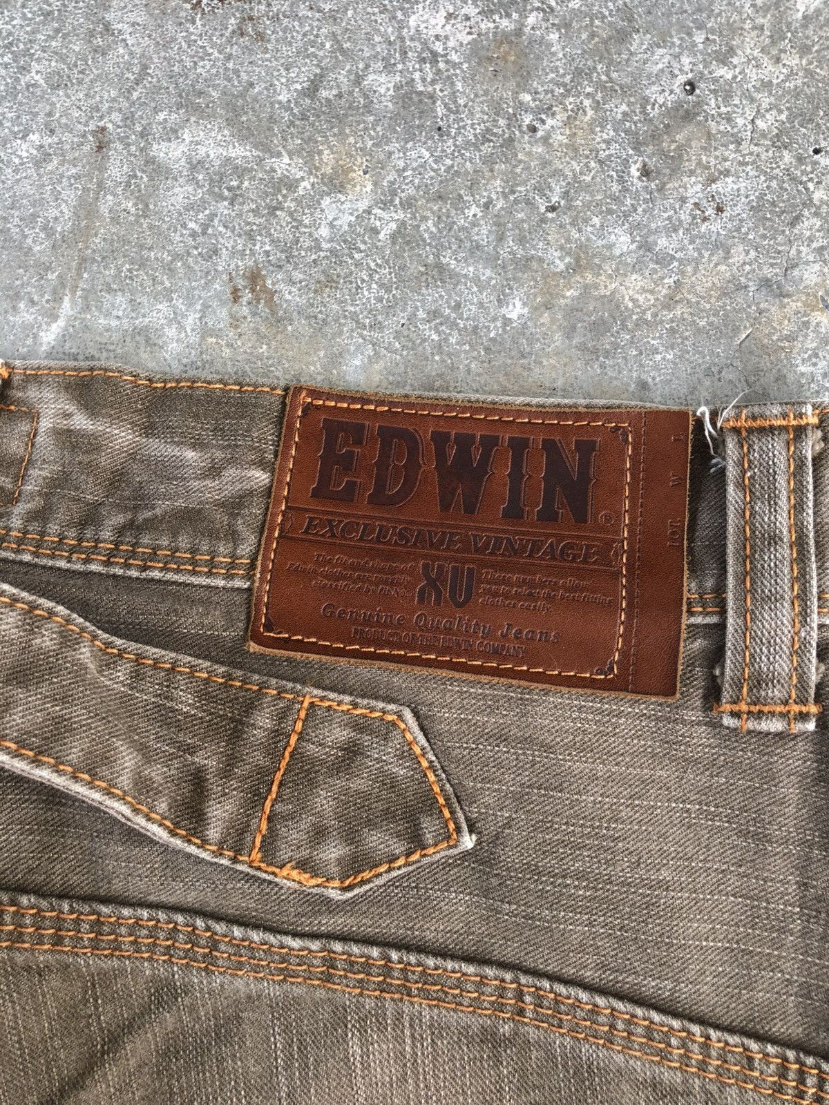 If Six Was Nine Japanese Edwin Exclusive Flared Jeans Bootcut Distressed Size US 31 - 18 Thumbnail