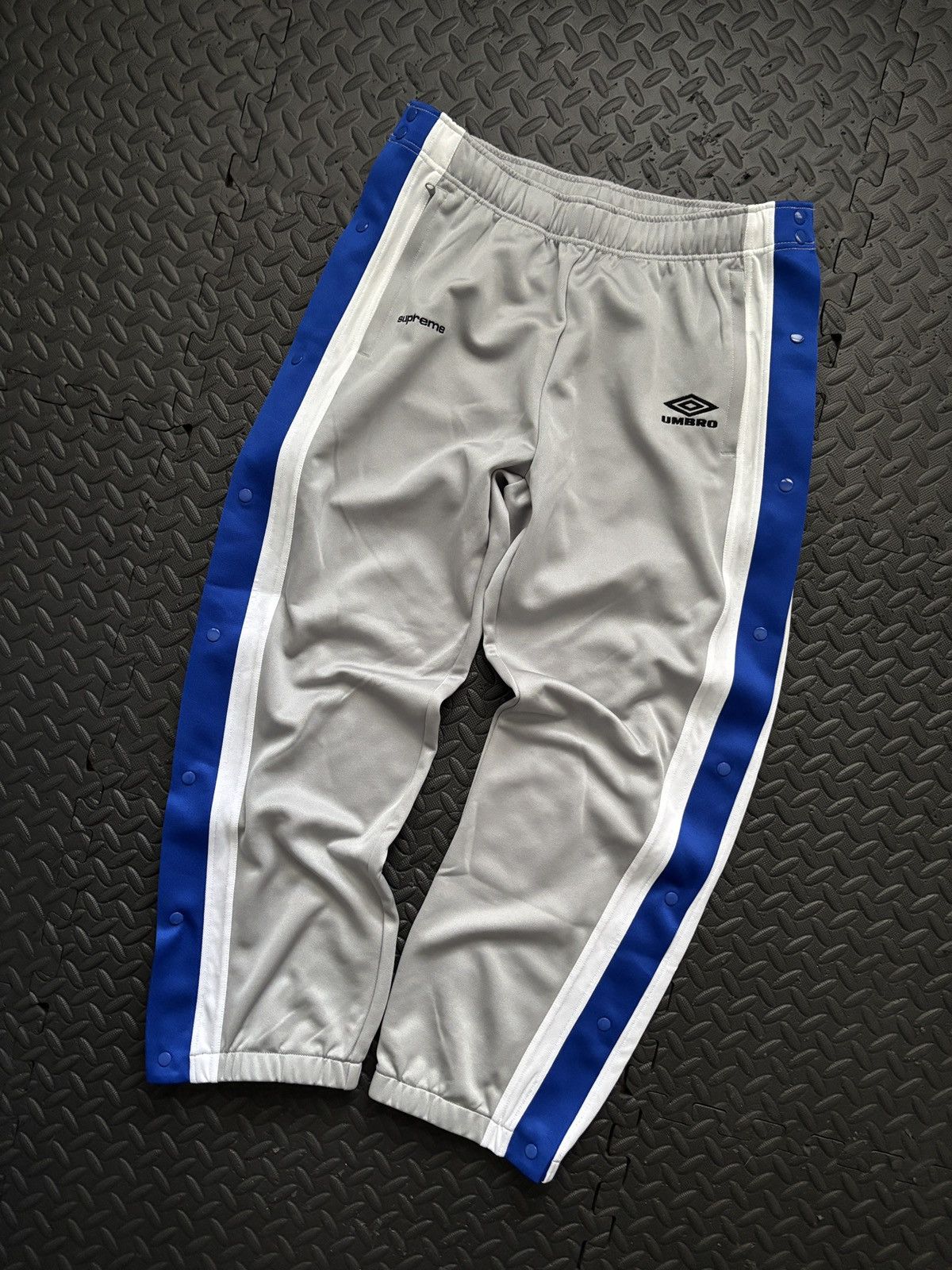 Supreme × Umbro Supreme x Umbro Break-Away Track Pants Gray/Blue