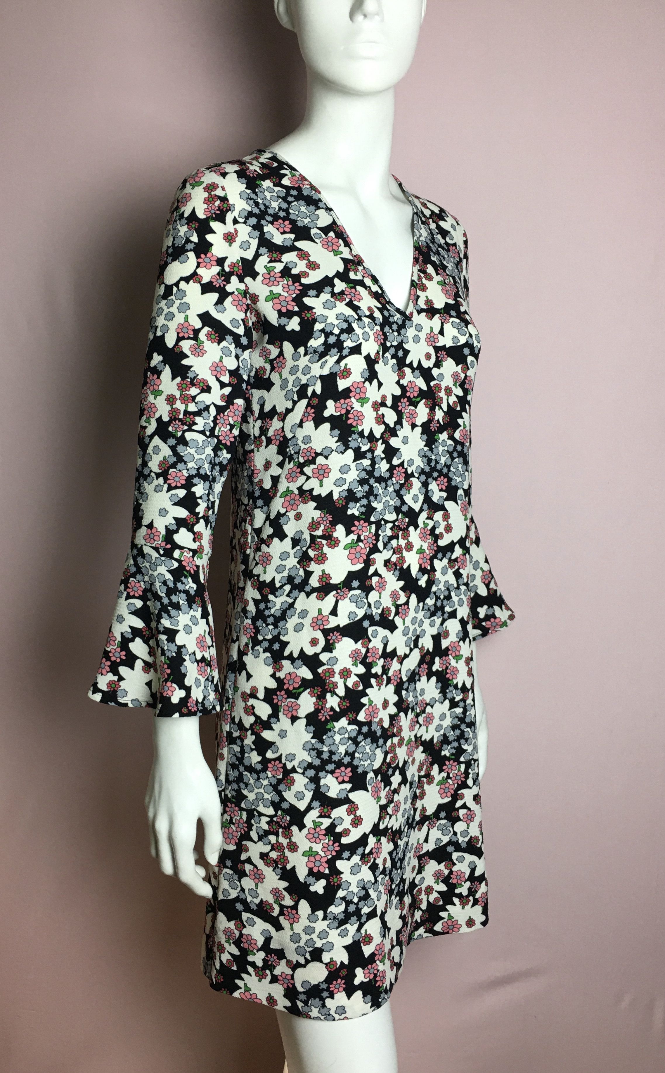 Essentiel Antwerp Essential Antwerp Ladies Black Rein 3/4 Sleeve Dress EU 34 Size XS / US 0-2 / IT 36-38 - 6 Thumbnail