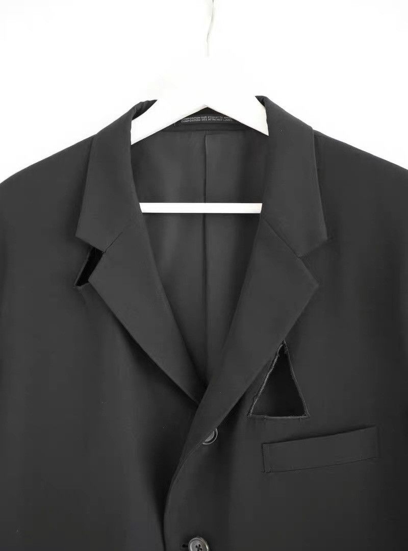 Yohji Yamamoto Yohji Yamamoto 92SS Triangle Cutout Blazer Size 38S - 3 Thumbnail