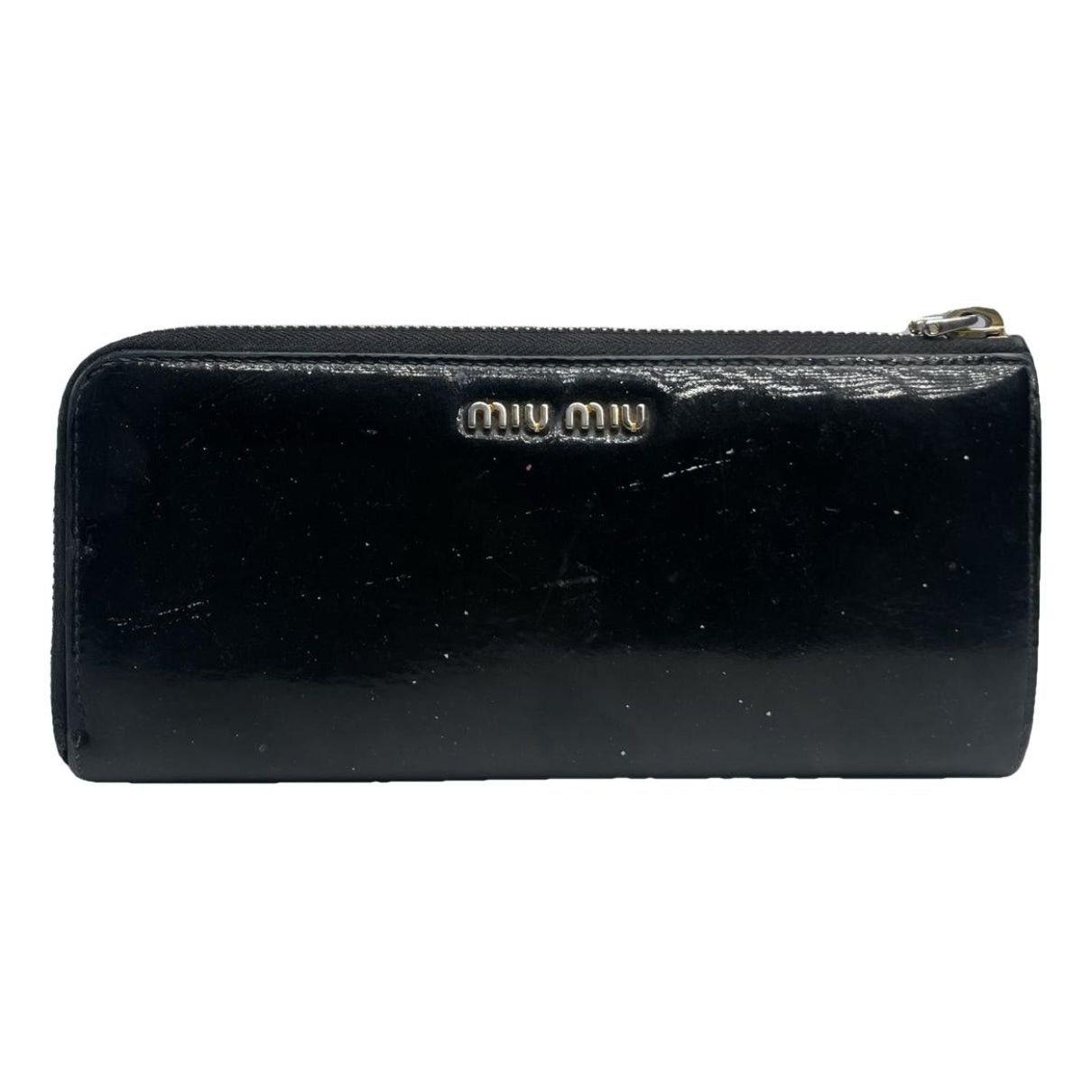 Miu Miu Black Leather Wallet Size ONE SIZE - 1 Thumbnail