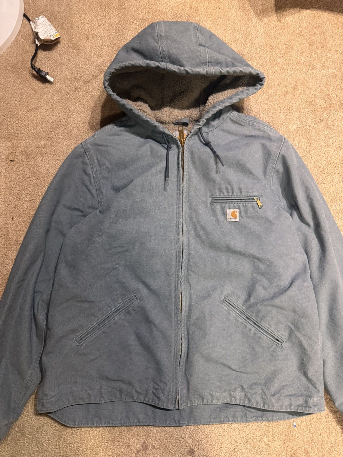 Vintage Carhartt WJ141 Sierra Jacket Seaglass Blue Womens XL /Mens L Size US L / EU 52-54 / 3 - 2 Thumbnail