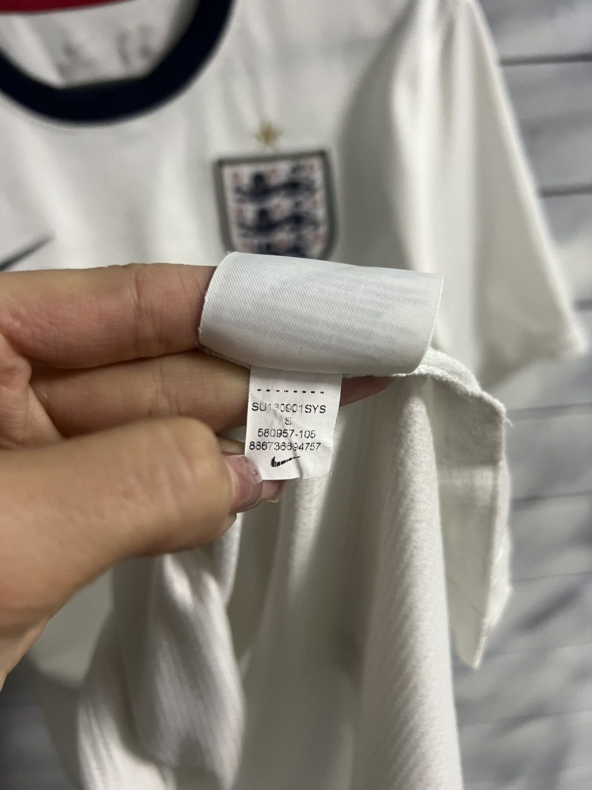 Nike Rare Vintage Soccer Jersey Nike England 150 years Size S Size US S / EU 44-46 / 1 - 9 Thumbnail