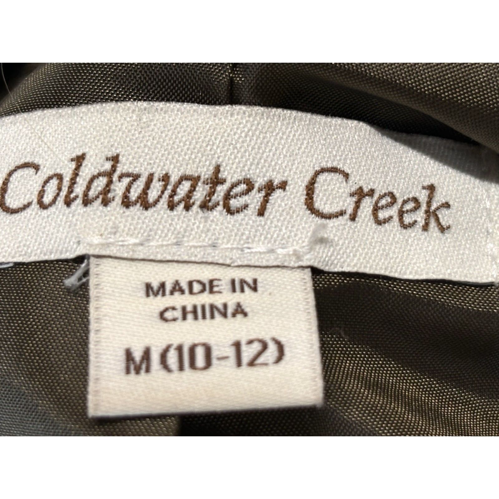 Coldwater Creek Coldwater Creek Blazer Jacket Textured Brown Sz 10 12 Women’s Brown Business Classic Style Long Sleeve Button Polyester Solid Regular Size M Size M / US 6-8 / IT 42-44 - 6 Thumbnail