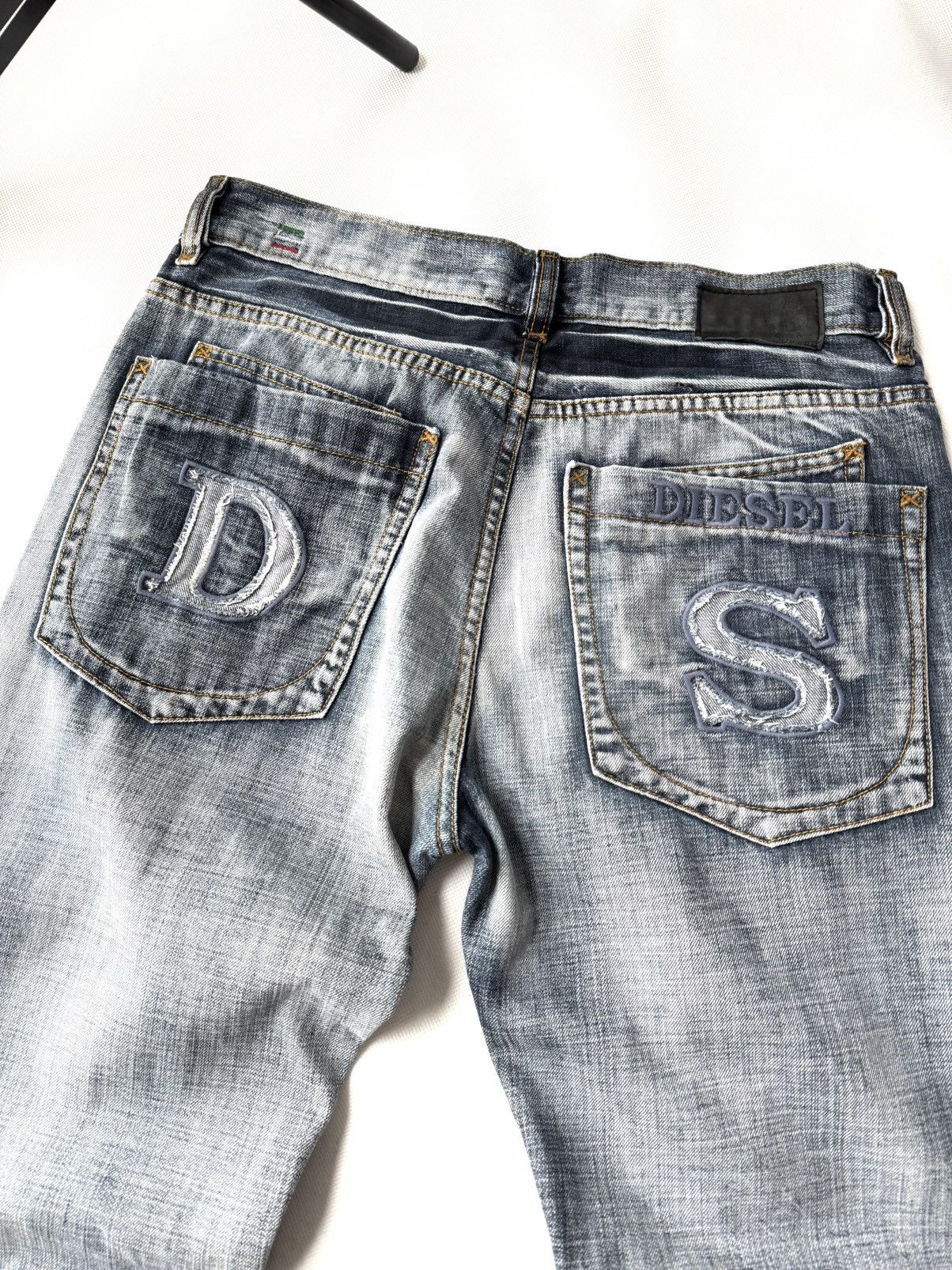 Diesel Vintage Diesel Jeans Dirty Pants faded crash denim distresse Size US 32 / EU 48 - 4 Thumbnail