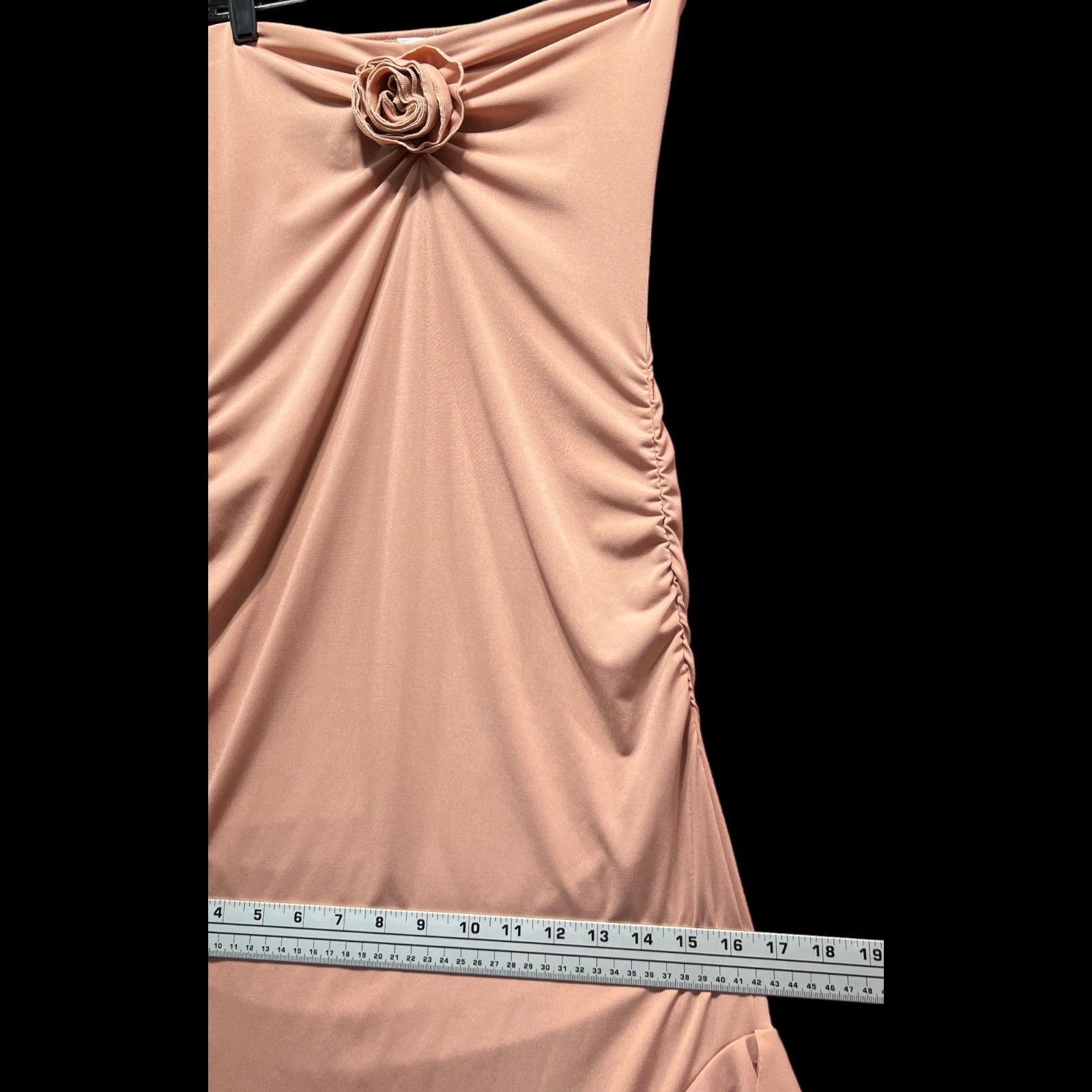 rue21 Rue 21 - Women's Pregnant Ruffled Asymmetrical Strapless Dre Size L / US 10 / IT 46 - 5 Thumbnail