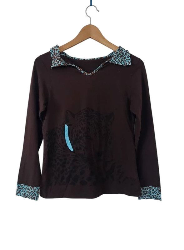 Vintage Ozlem vintage top leopard 10/12 Size M / US 6-8 / IT 42-44 - 2 Thumbnail