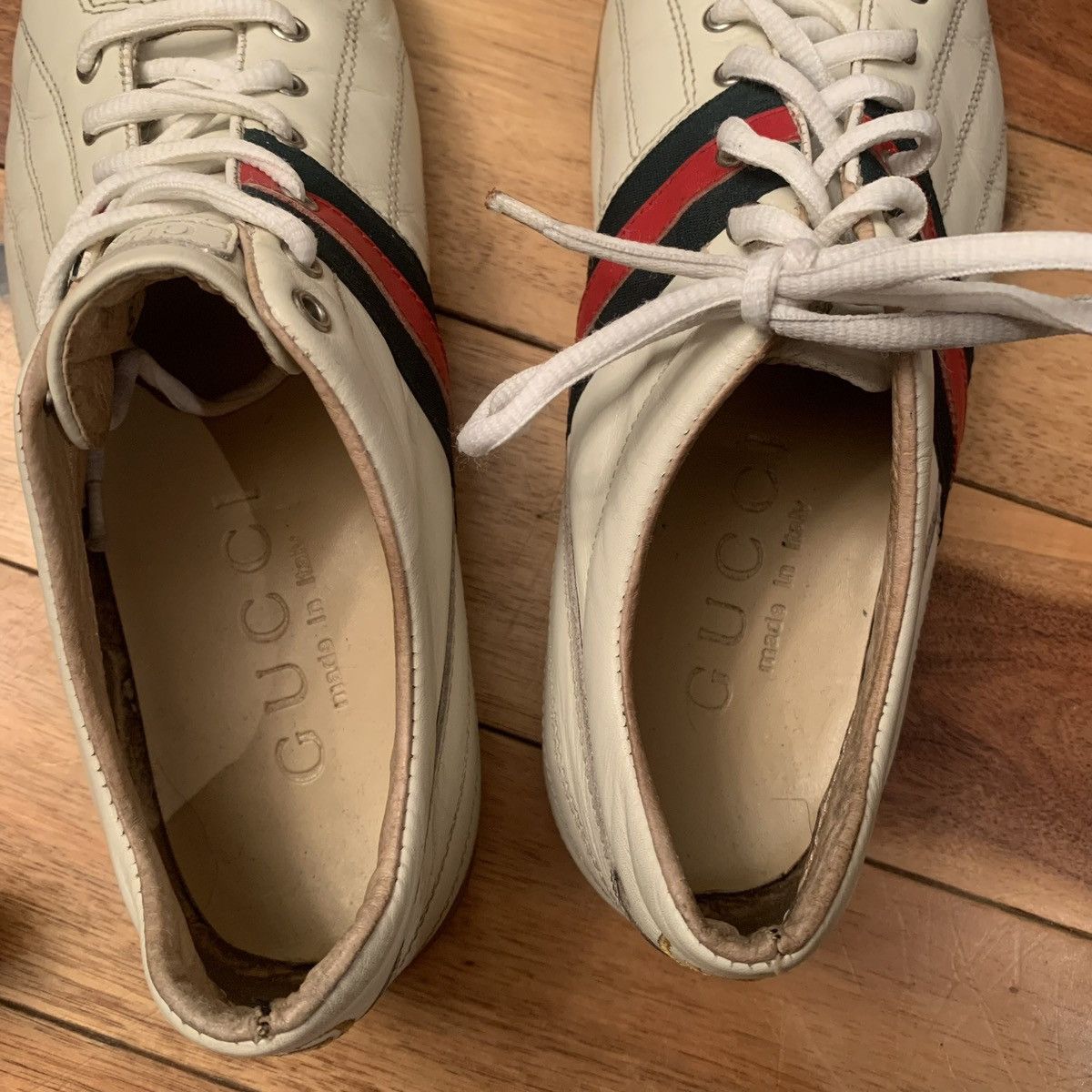 Gucci Vintage 90s Gucci Tennis Shoe Size US 8.5 / EU 41-42 - 4 Thumbnail