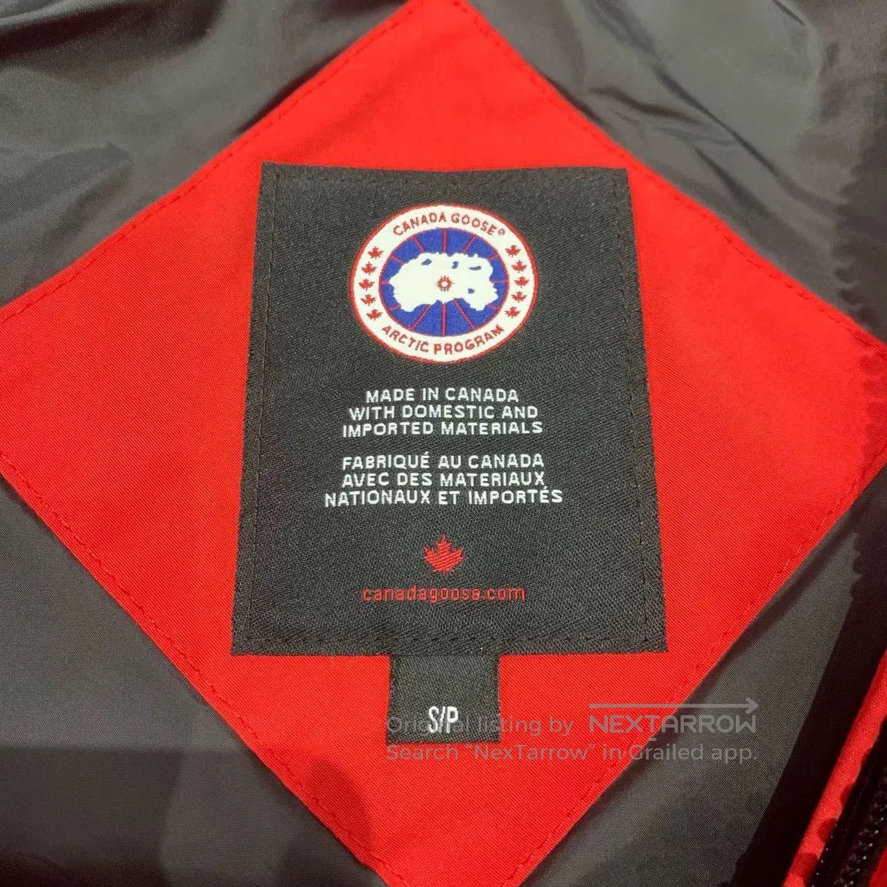 Canada Goose Canada Goose Red Merino Wool Down Jacket. Size US S / EU 44-46 / 1 - 4 Thumbnail