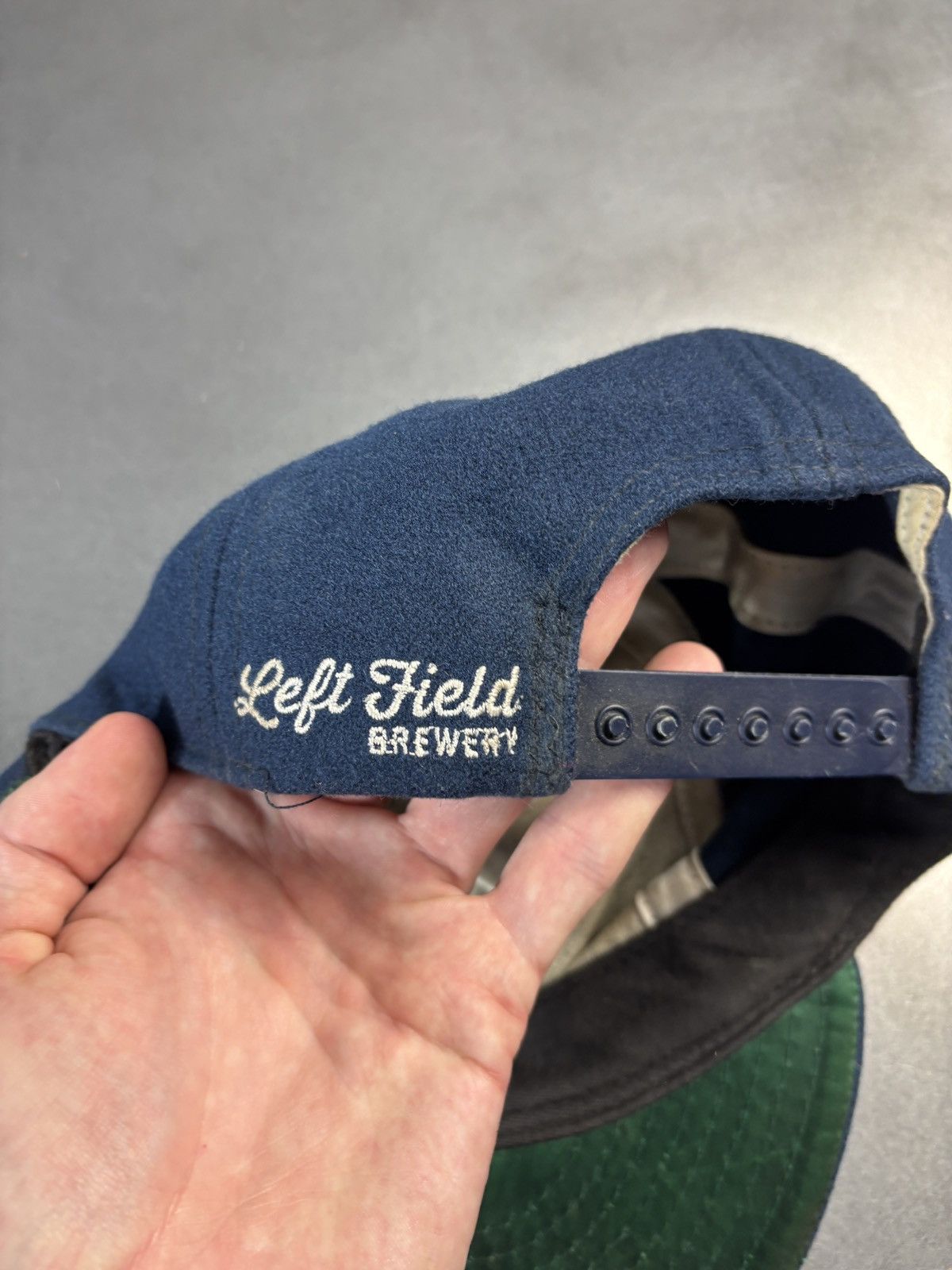 Ebbets Field Flannels × Vintage 1990s Vintage Wool Baseball Cap Brewery 1950s Style Patch Size ONE SIZE - 4 Thumbnail