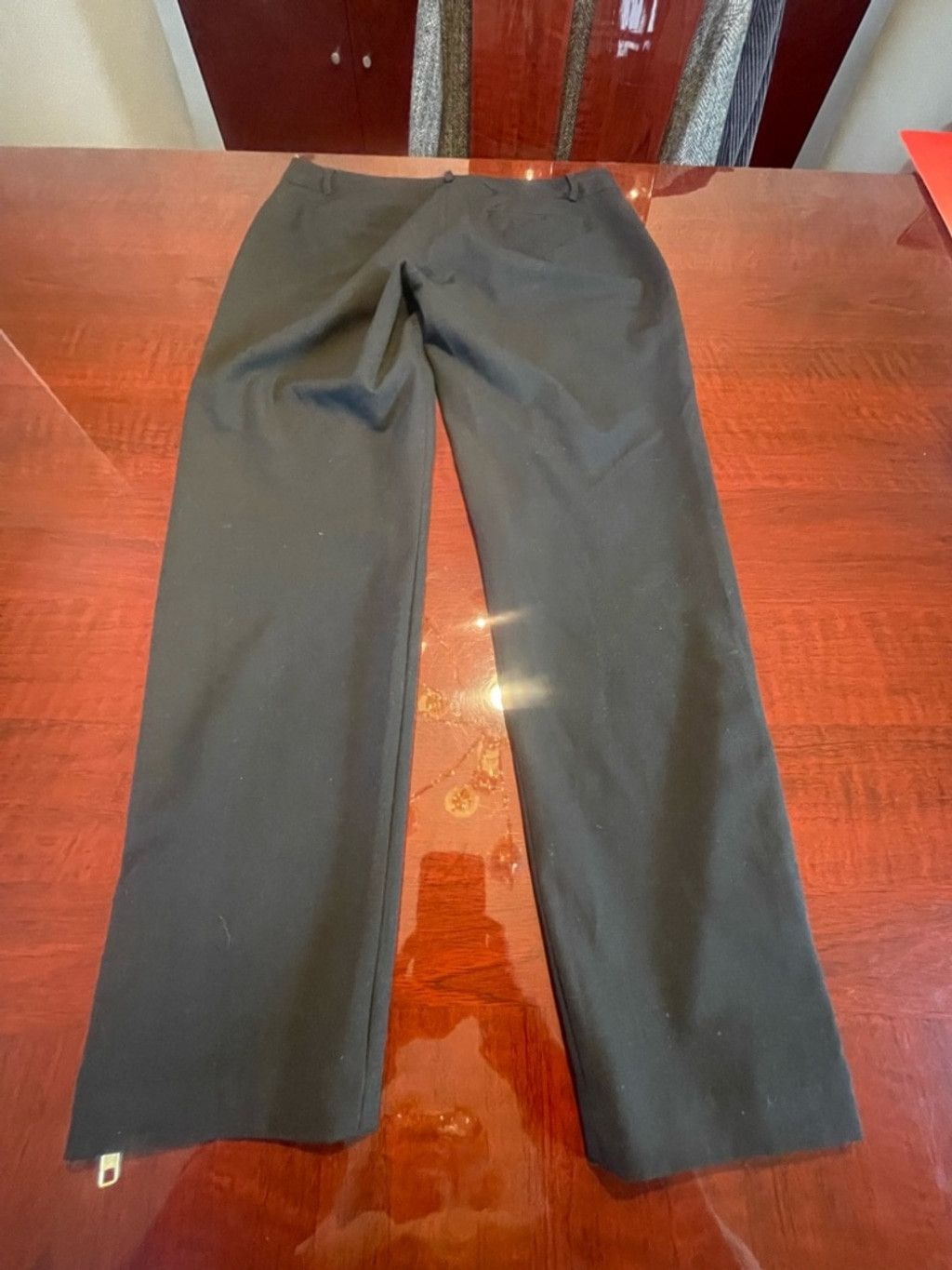 Michael Kors Michael Kors Black Gold Zip Ankle Pants 8 Quiet Luxury Moto Size 30" / US 8 / IT 44 - 10 Thumbnail