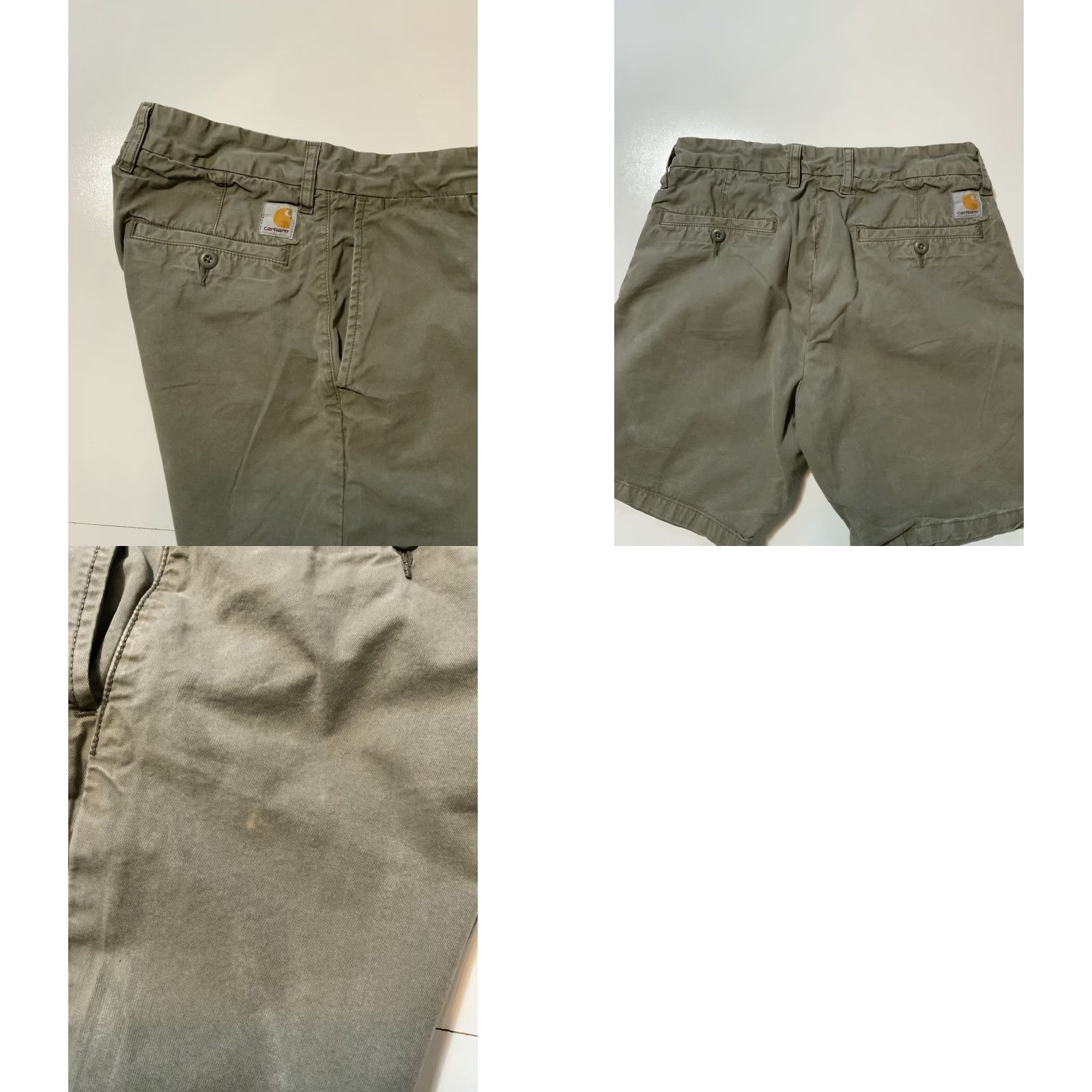 Carhartt Wip Carhartt WIP Work In Progress John Olive Cotton Chino High Cut Shorts Sz. 28 Size US 28 / EU 44 - 8 Thumbnail