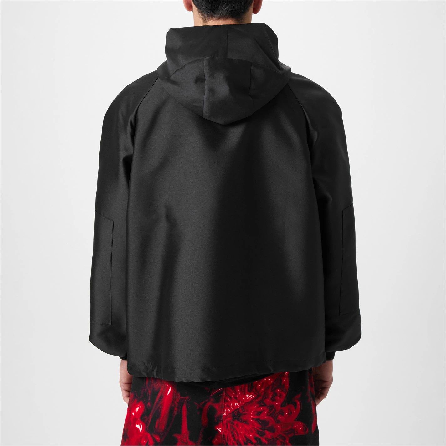 Alexander McQueen o1g2r1mq0326 Embroidered Logo Hooded Windbreaker Jacket Size US XL / EU 56 / 4 - 4 Thumbnail
