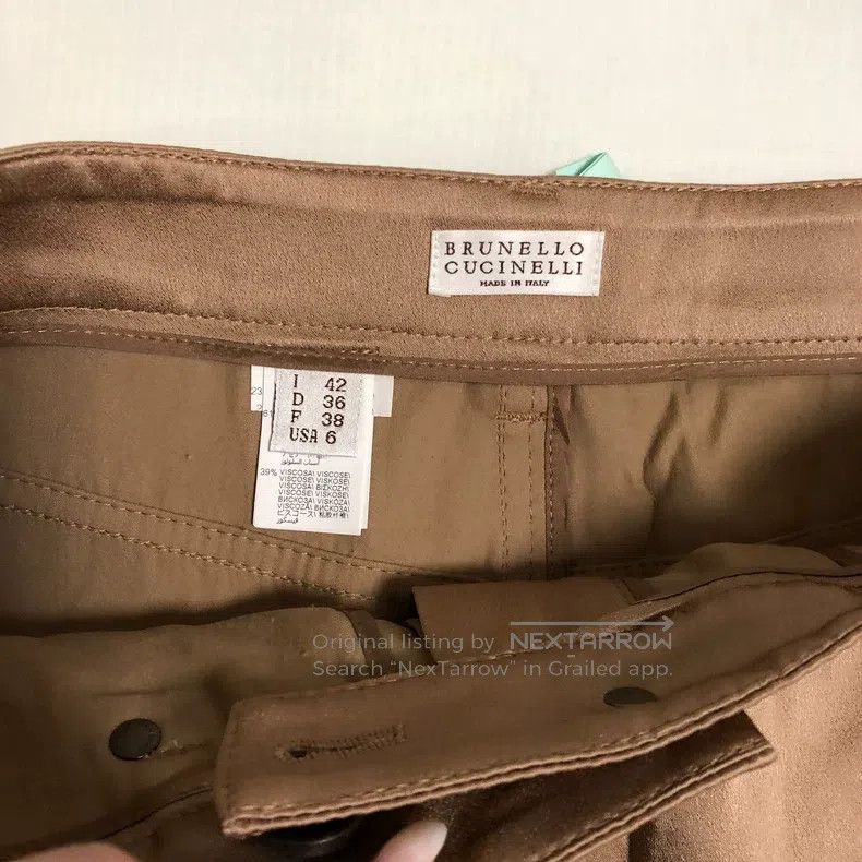 Brunello Cucinelli Brunello Cucinelli Silk Skirt Size 27" / US 4 / IT 40 - 2 Thumbnail