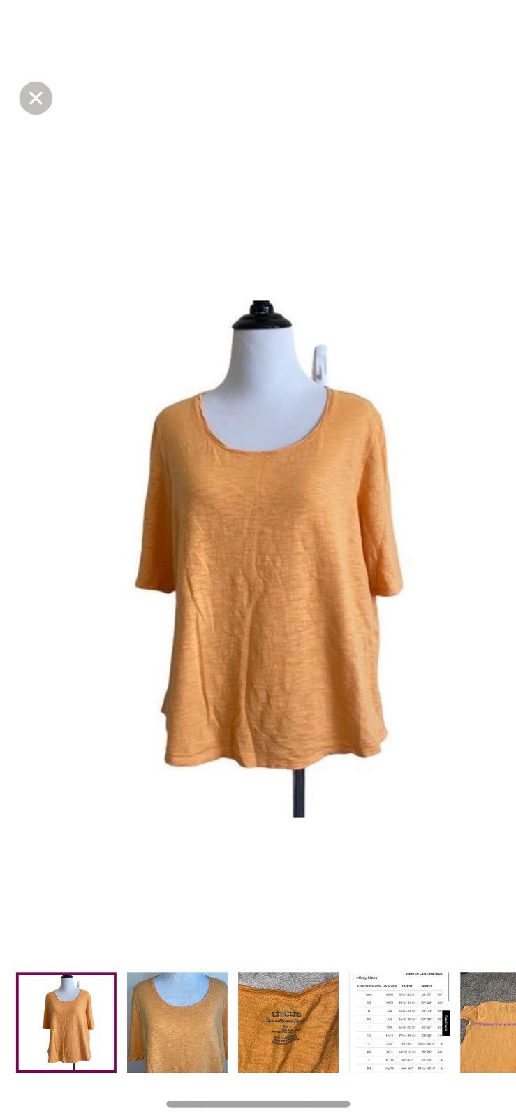 Chicos Chicos large the ultimate tee Size L / US 10 / IT 46 - 1 Thumbnail