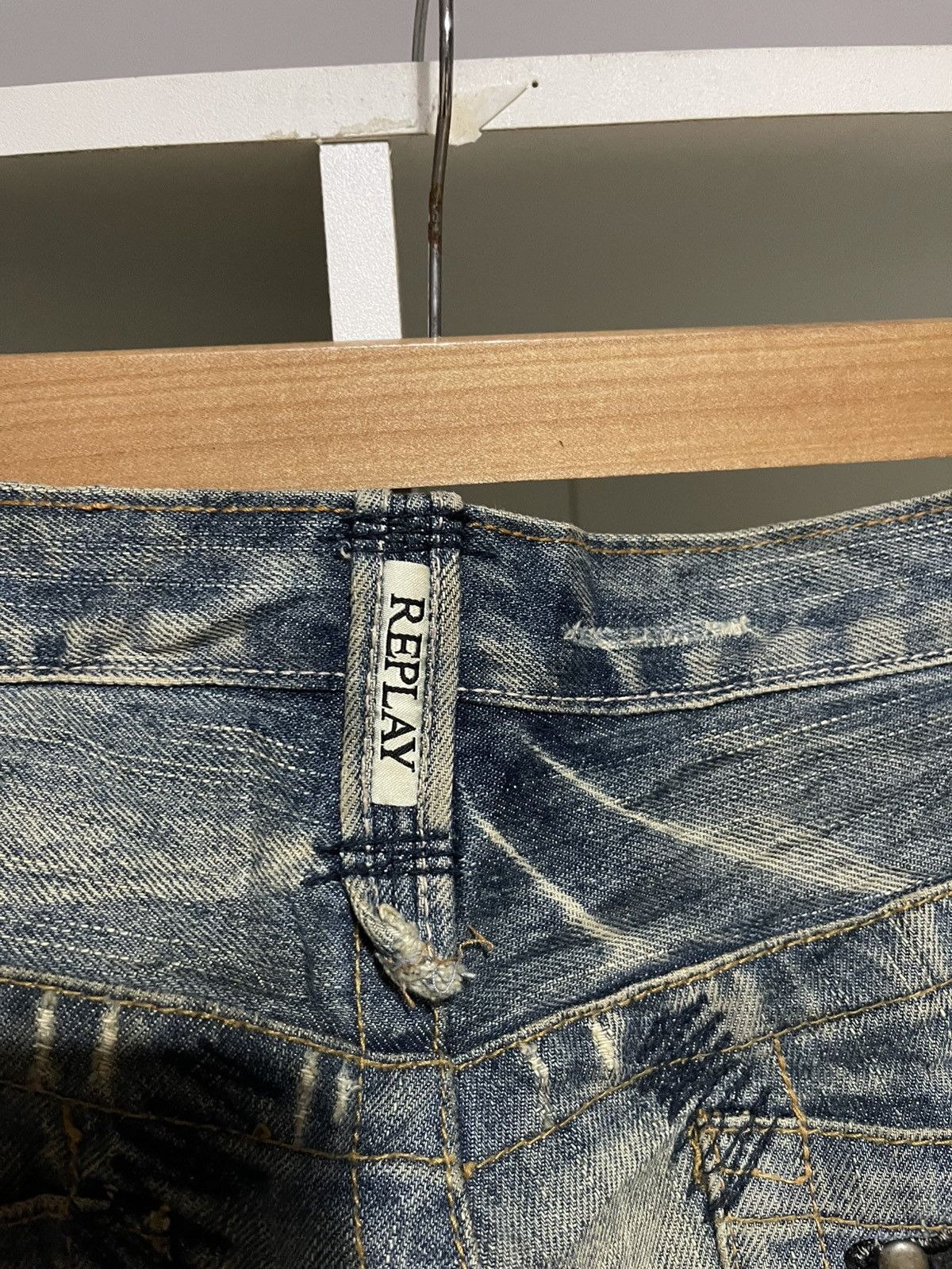 Replay Replay Distressed denim Size US 33 - 4 Thumbnail