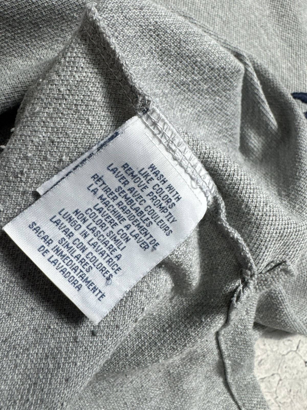 Polo Ralph Lauren Polo Ralph Lauren Big Pony #3 Vintage Polo Shirt Gray Size US L / EU 52-54 / 3 - 6 Thumbnail
