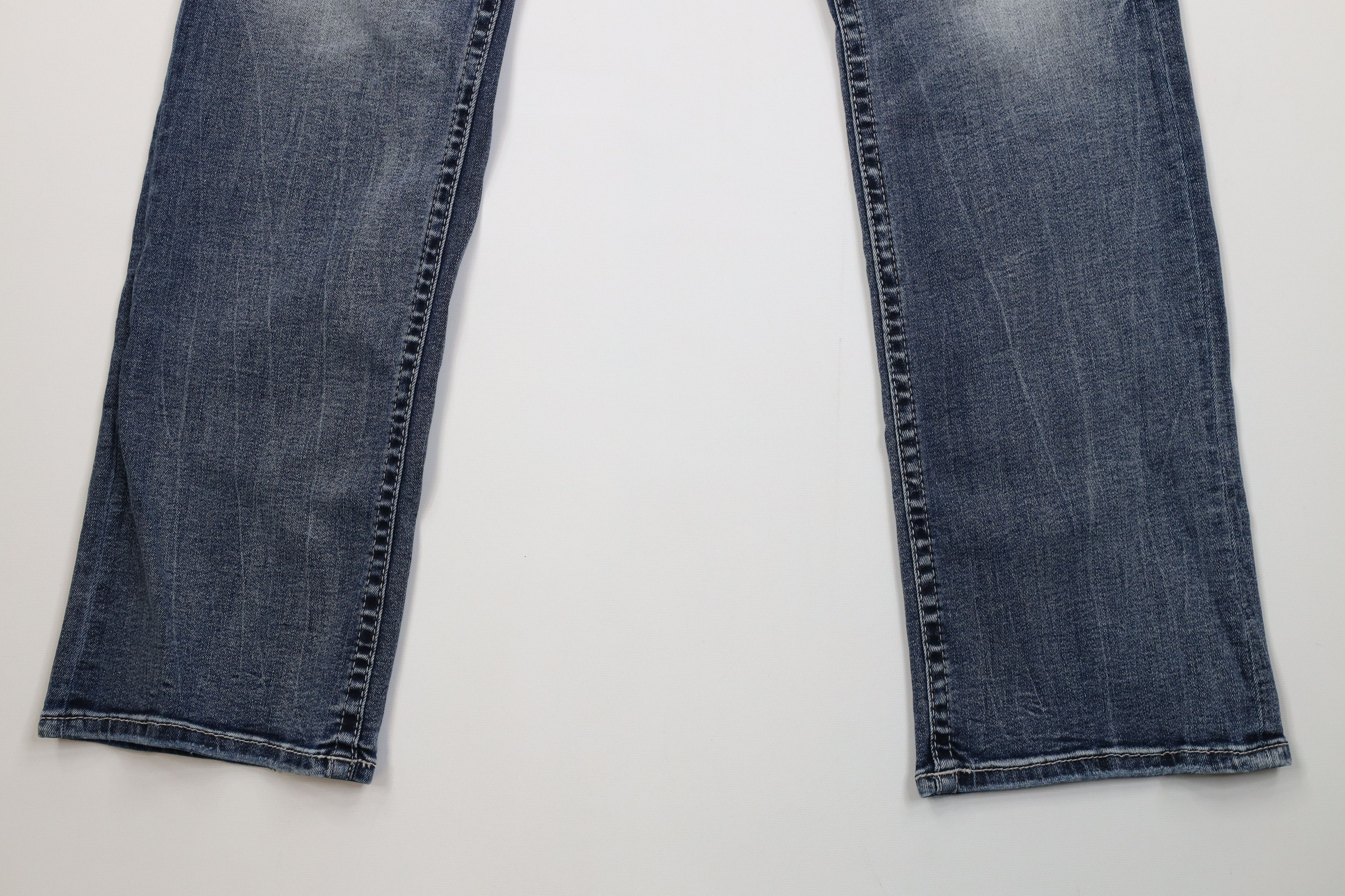 Vintage Buckle BKE Stitch Stretch Jake Bootcut Denim Jeans Blue Size US 28 / EU 44 - 4 Thumbnail