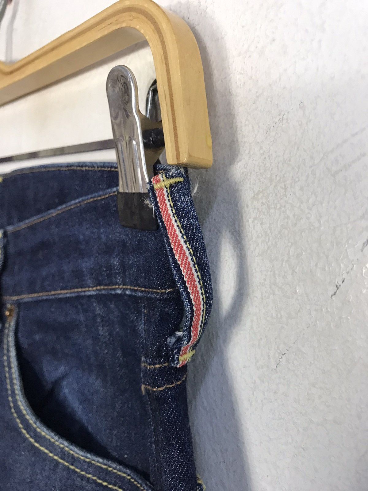 Japanese Brand Selvedge Denim Earth Music Ecology Size S Unisex Slim Size US 27 - 6 Thumbnail