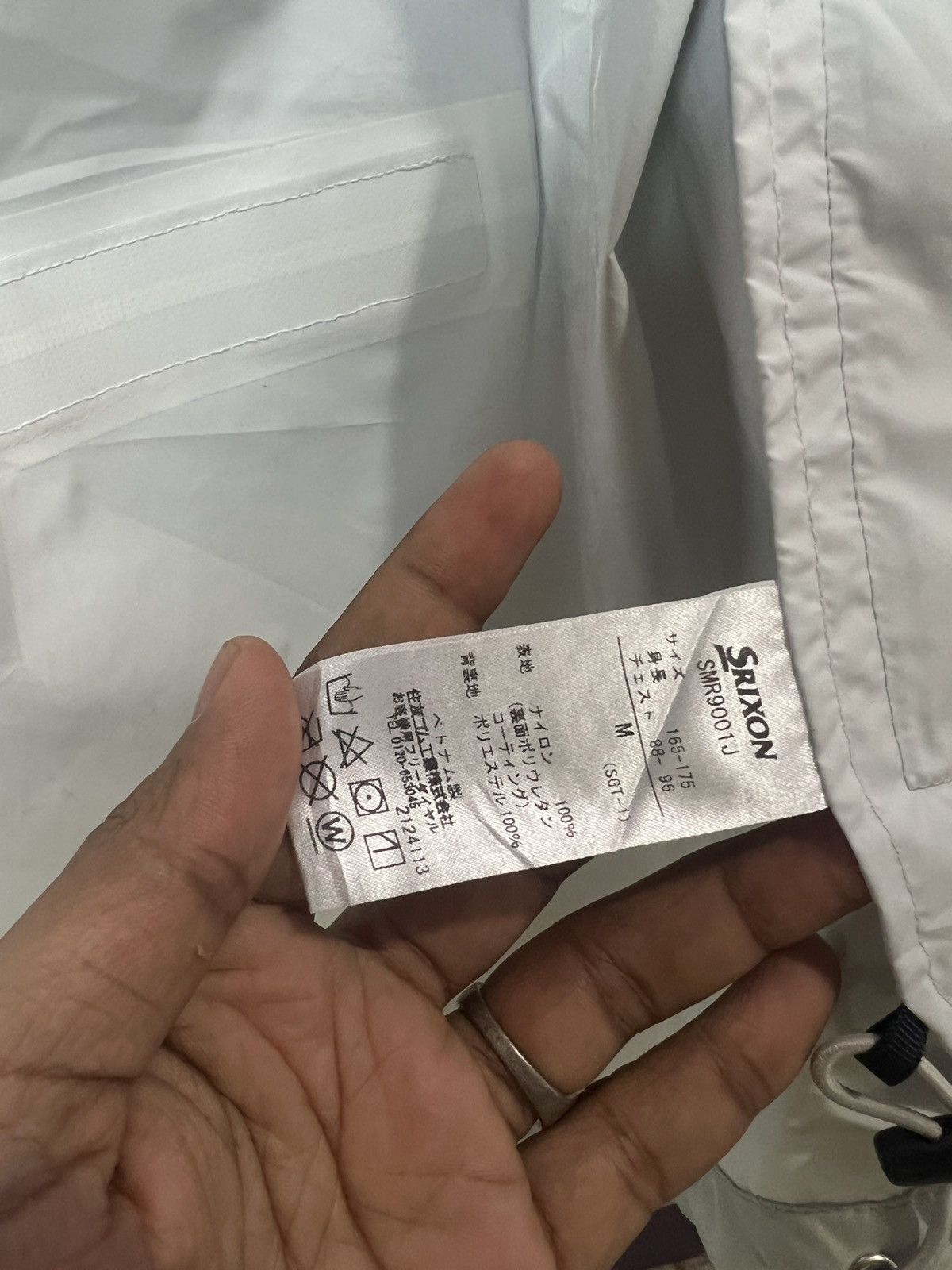 Japanese Brand Srixon Grey Golf Rain Jacket Size US M / EU 48-50 / 2 - 10 Thumbnail