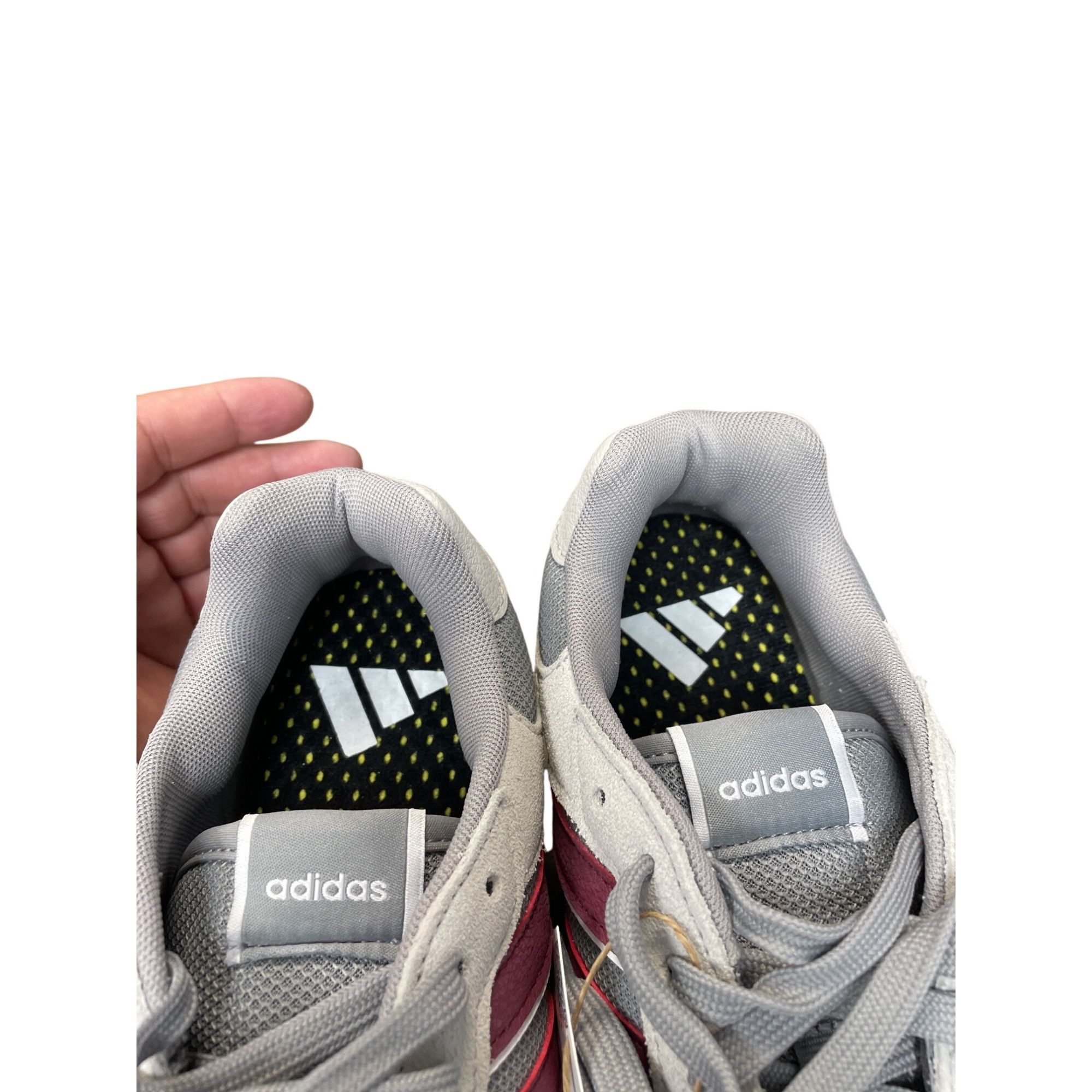 Adidas Adidas Run 80s Mens gray burgandy running Sneakers shoes Siz Size US 9 / EU 42 - 13 Thumbnail