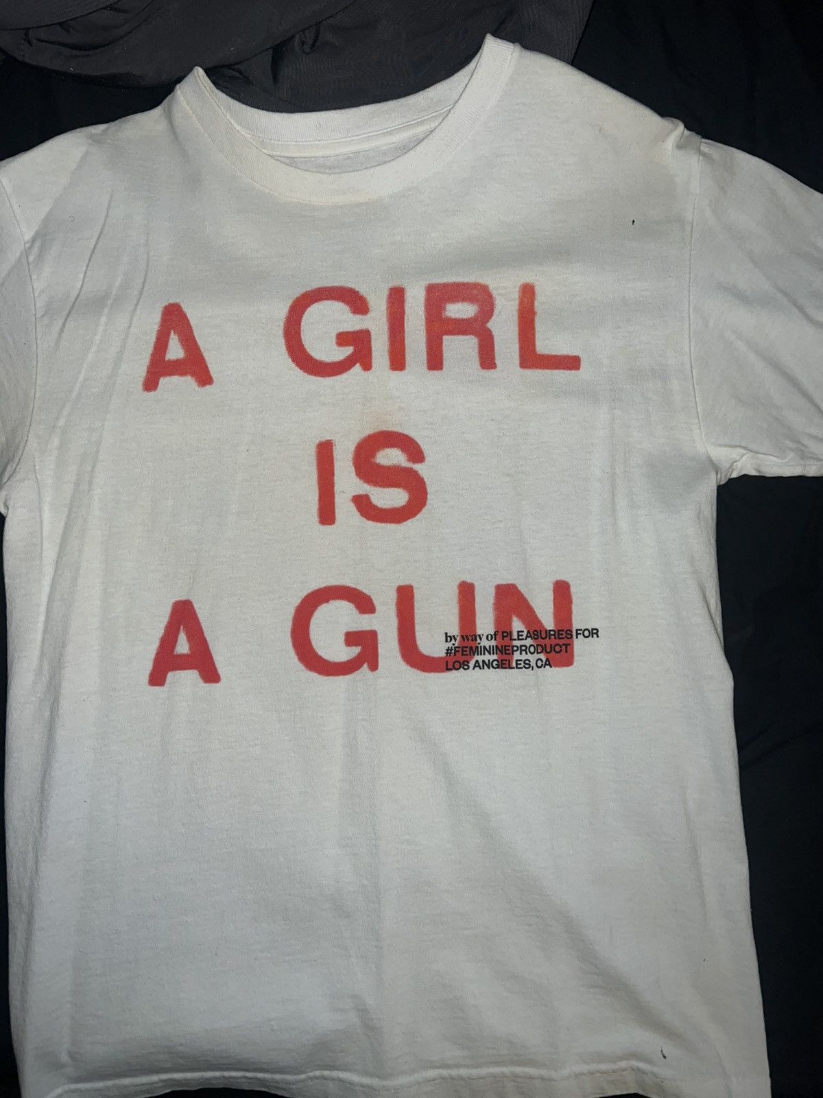 Vintage A GIRL IS GUN TEE Size US M / EU 48-50 / 2 - 2 Thumbnail
