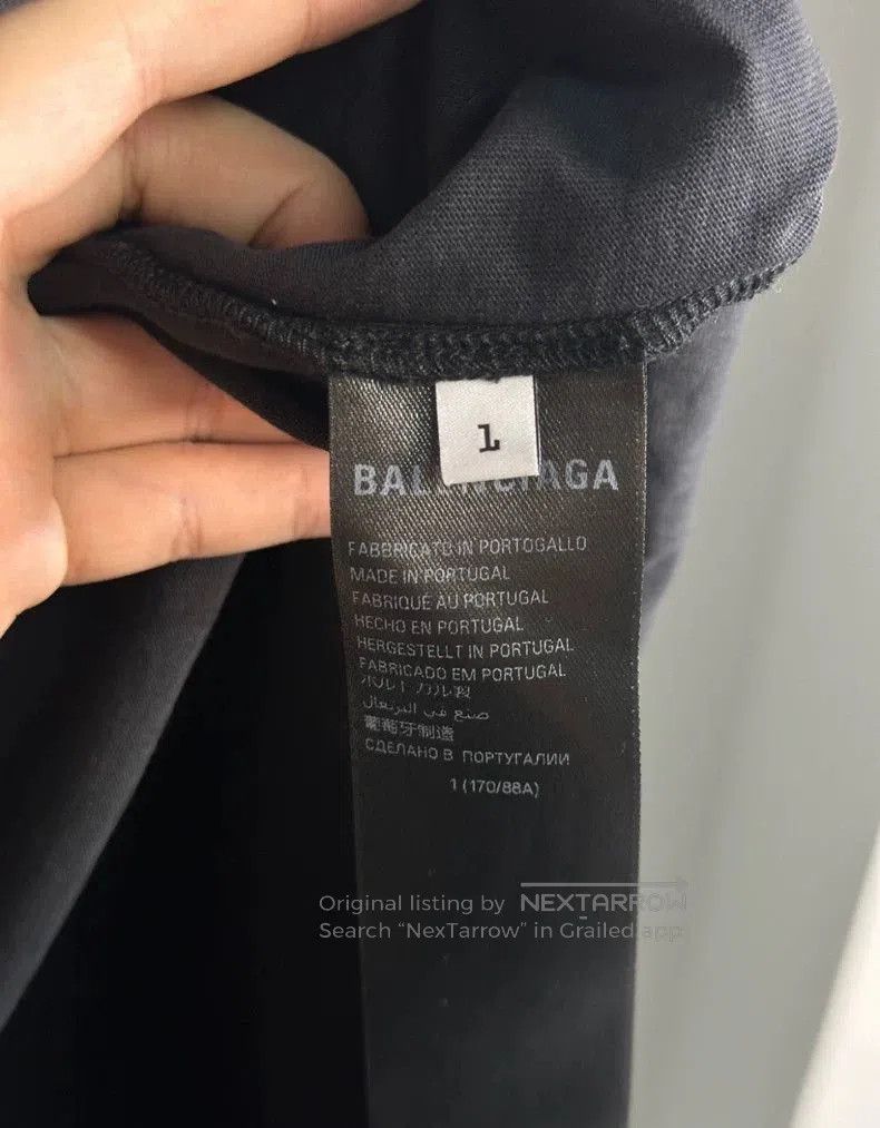 Balenciaga Balenciaga 3B Embroidery Tape Short Sleeve. Size US L / EU 52-54 / 3 - 3 Thumbnail