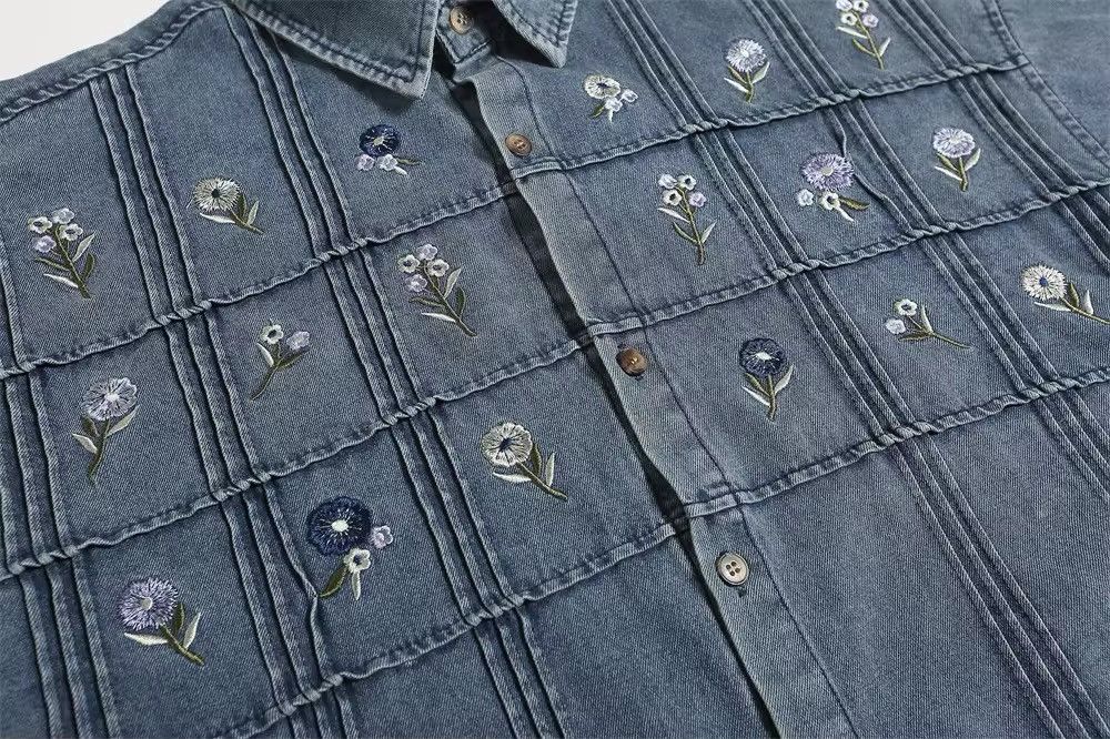Designer × Vintage Streetwear Flower Retro Vintage Distressed Shirt Size US XL / EU 56 / 4 - 3 Thumbnail