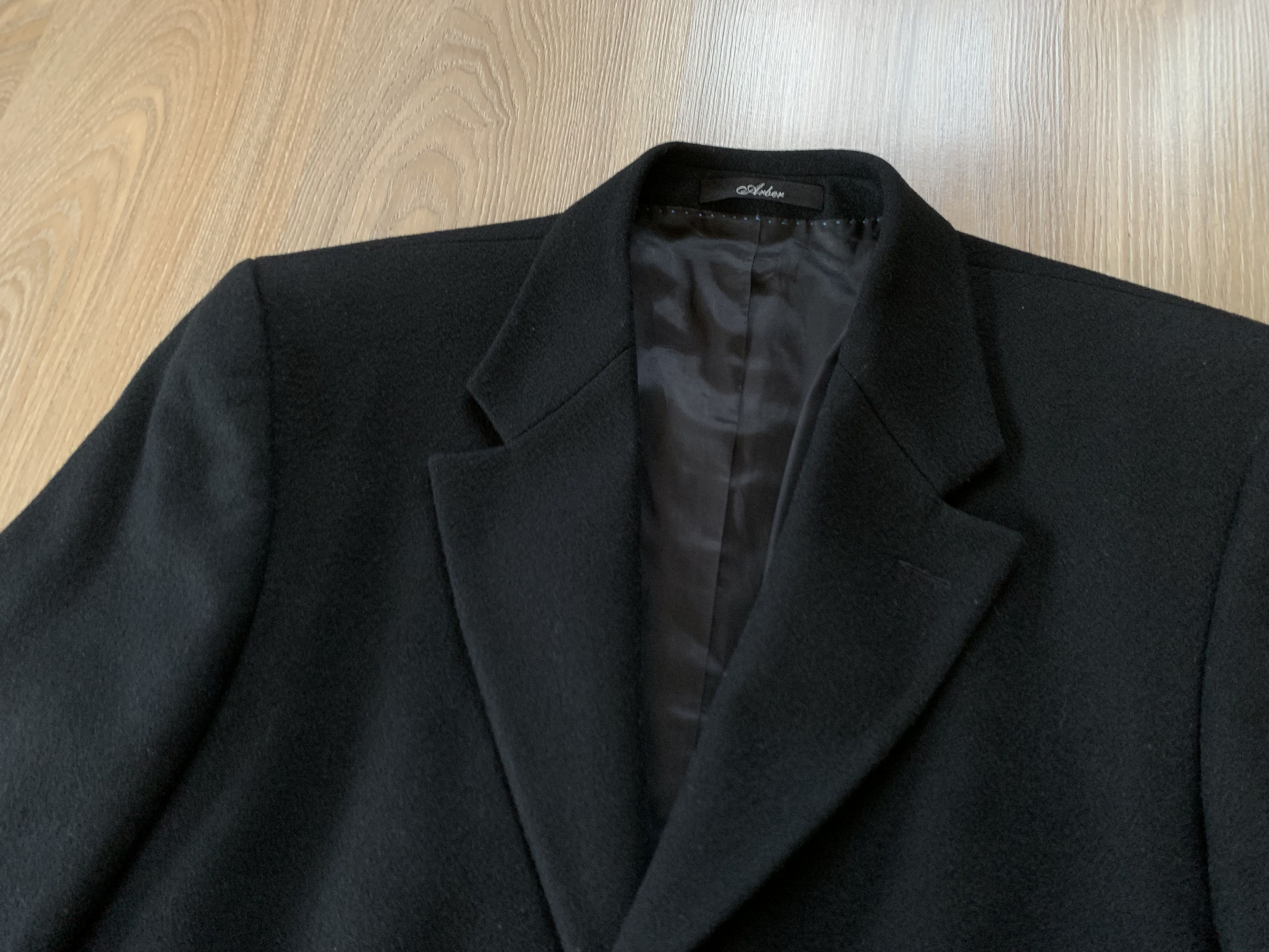 Designer × Vintage Arber Long Wool Black Coat Size US M / EU 48-50 / 2 - 7 Thumbnail