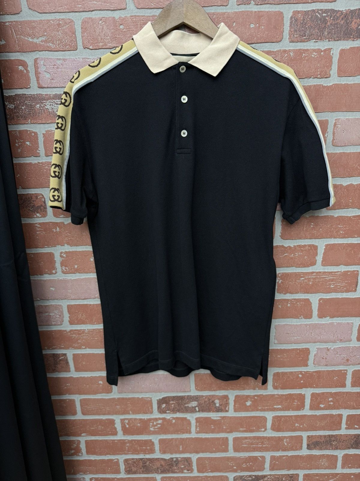 Gucci Men’s Gucci Piquet Polo Interlocking G Size Medium Size US M / EU 48-50 / 2 - 1 Thumbnail