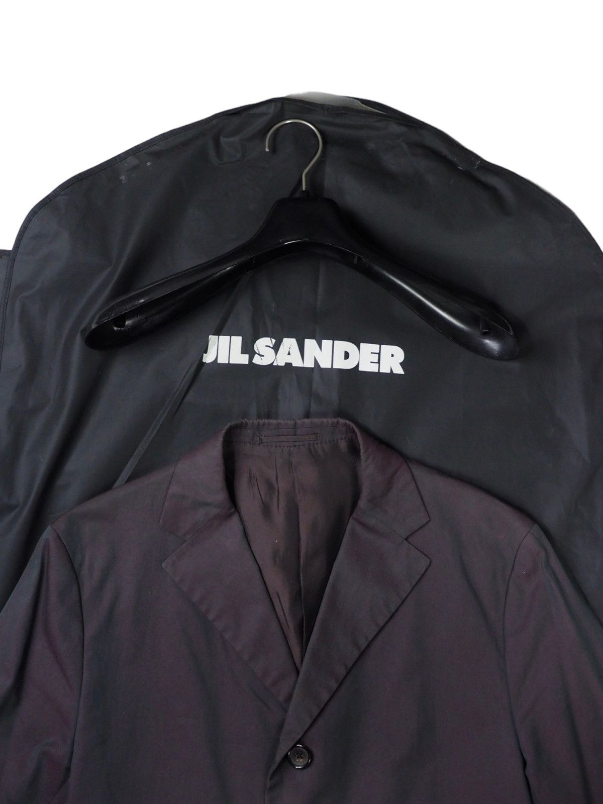 Jil Sander × Raf Simons Dark Violet Sequin Tailored Made Long Black Coat Size US M / EU 48-50 / 2 - 15 Thumbnail