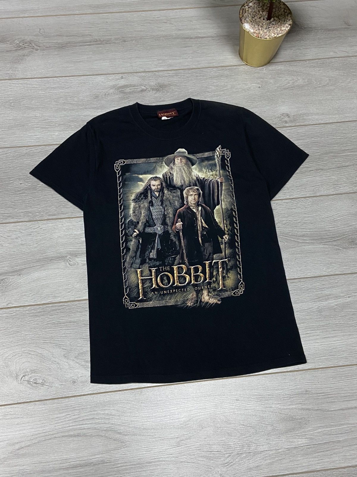 Vintage The Hobbit Jerzees an unexpected journey t-shirt Size US S / EU 44-46 / 1 - 2 Thumbnail