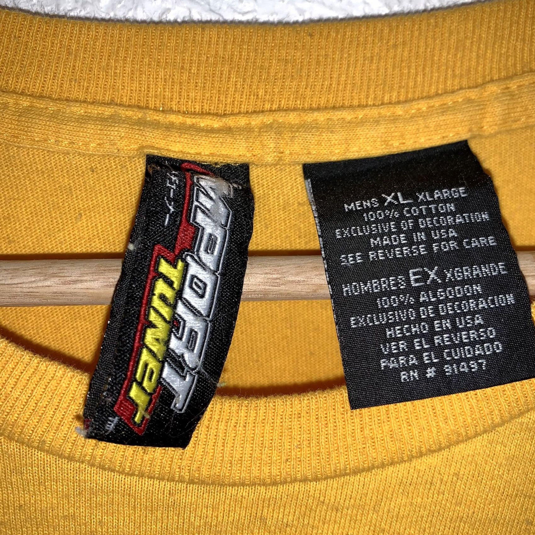 Vintage VINTAGE Import Tuners Drifter Tee T-Shirt Short Sleeve USA Made XL Yellow Logo Graphic Print Men Size US XL / EU 56 / 4 - 5 Thumbnail