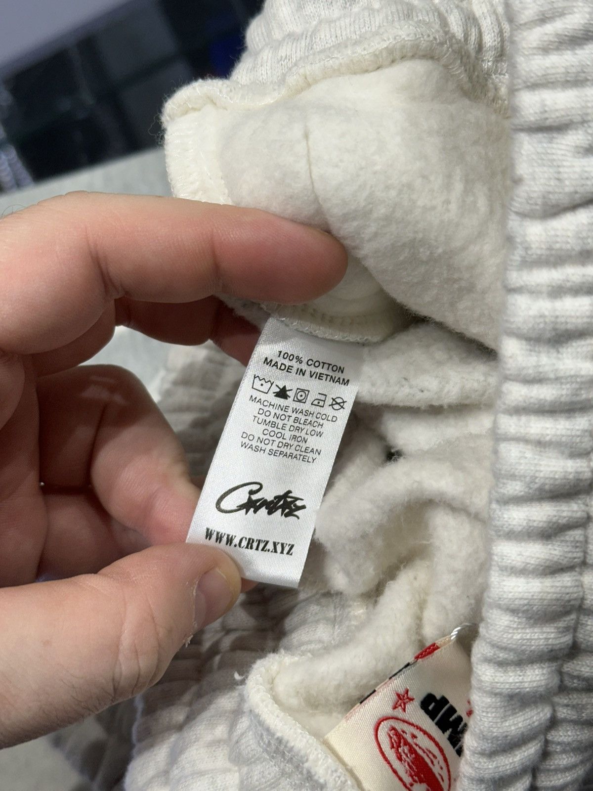 Corteiz Corteiz HMP Contrast Panel Sweatpants Heather Grey Size L Size US 34 / EU 50 - 4 Thumbnail