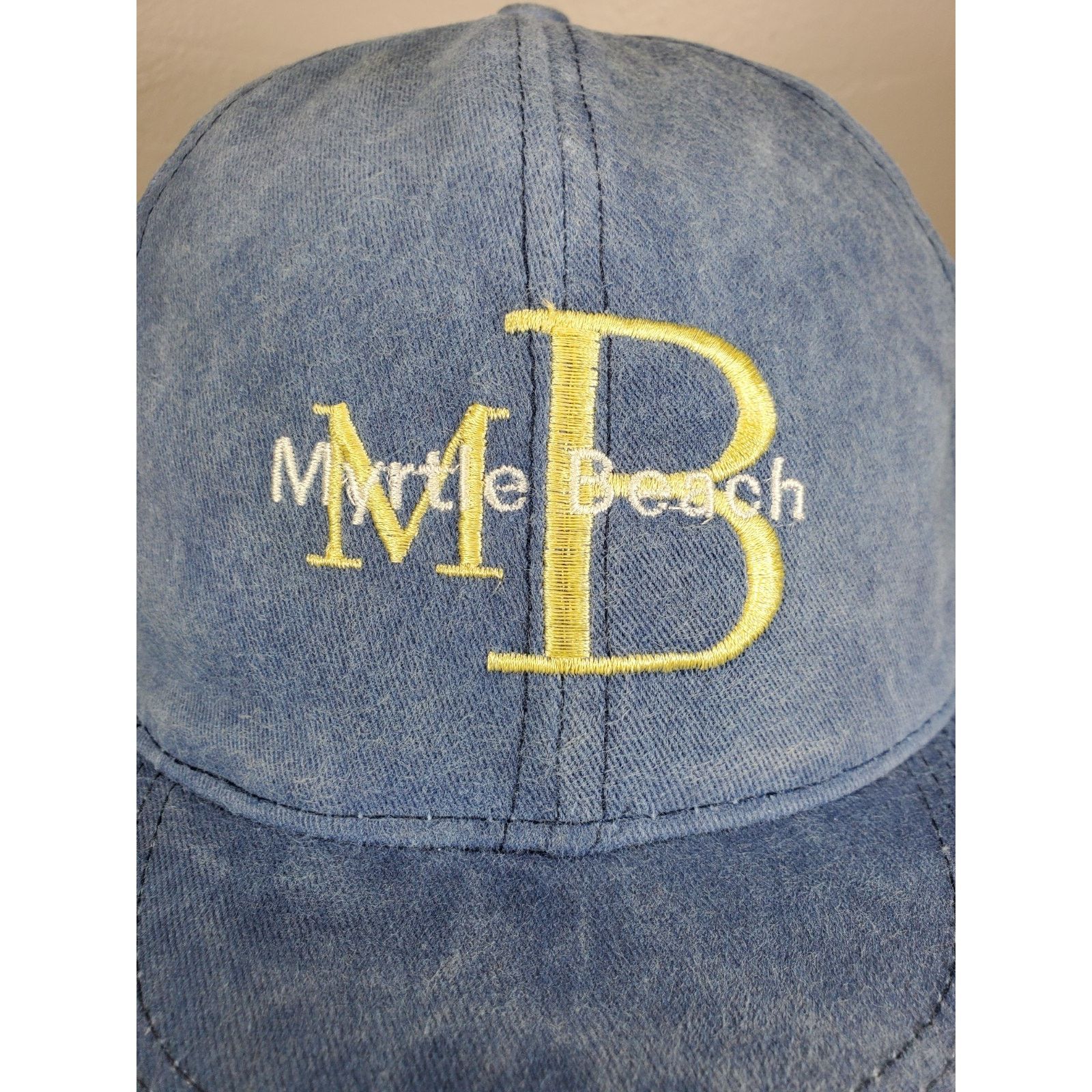 Vintage Myrtle Beach South Carolina Hat Snapback Cap Blue Ocean SC Size ONE SIZE - 5 Thumbnail
