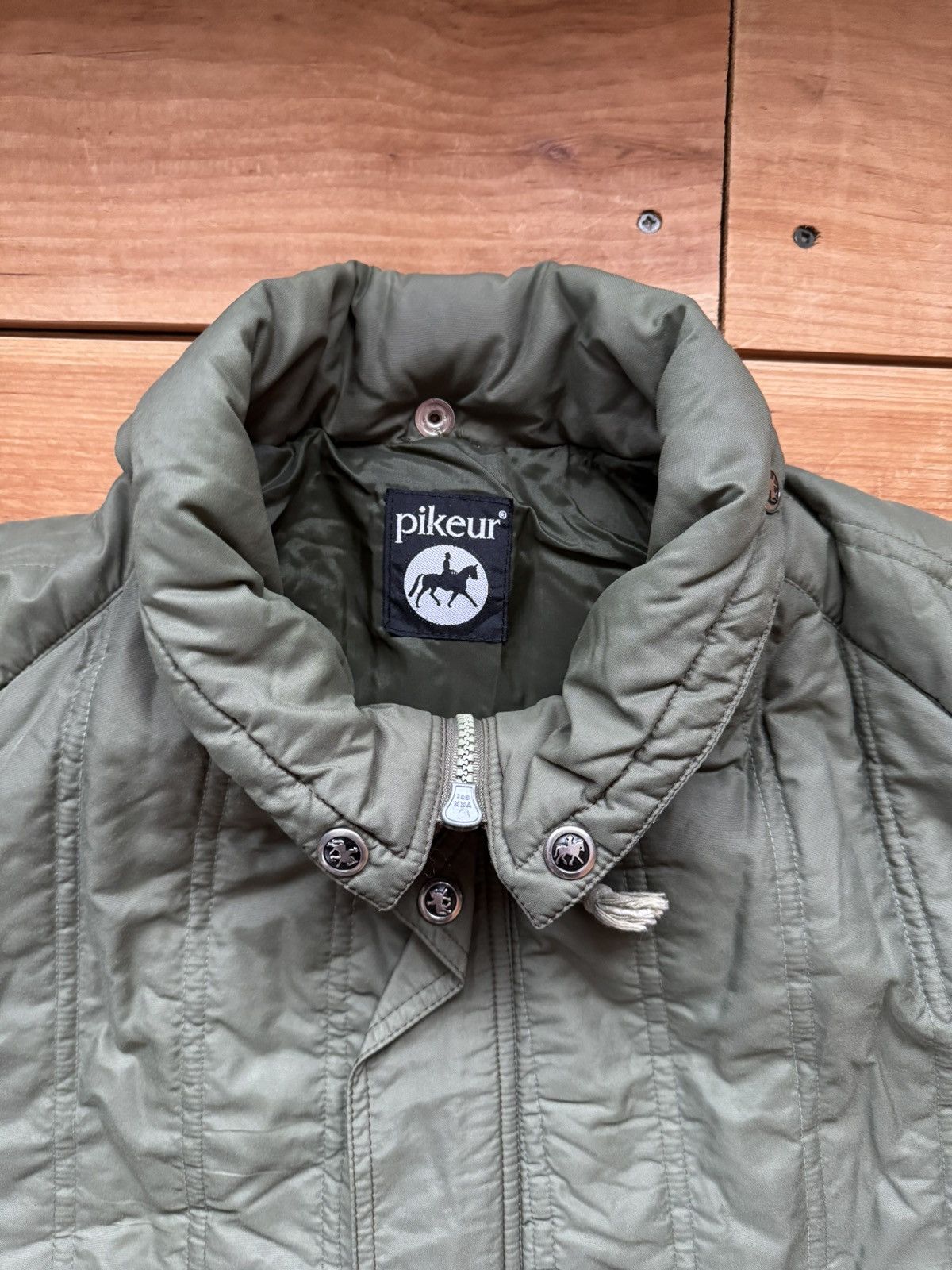 Vintage Vintage Pikeur Quilted Puffer Jacket Size US L / EU 52-54 / 3 - 3 Thumbnail