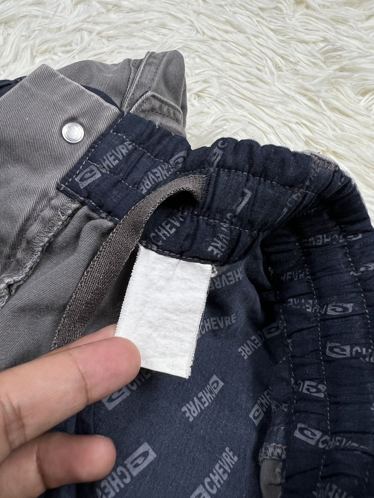 Japanese Brand Chevre Denim Cargo Short Pants Size US 37 - 8 Thumbnail